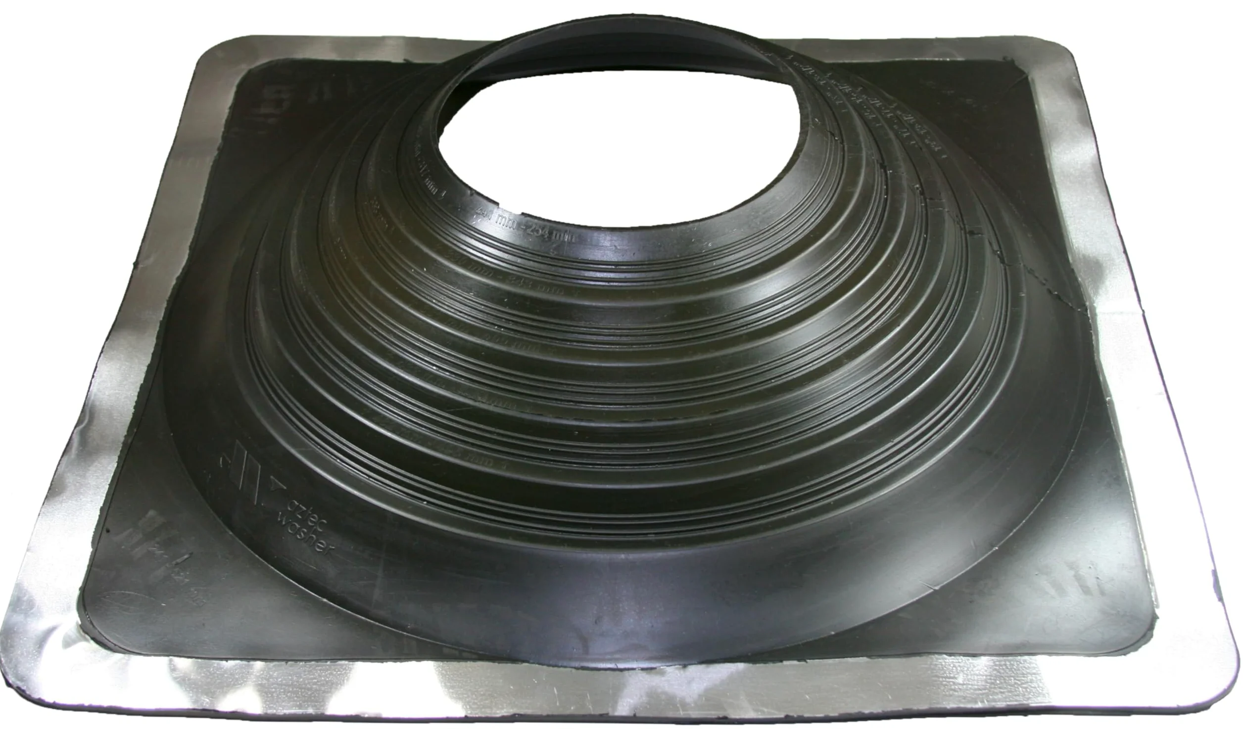 MASTER FLASH® Standard #9 Guarnizione flessibile per tetto in EPDM Flangia anti-infiltrazione di acqua Protezione resistente alla temperatura per canne fumarie tubi pannelli (241-635 mm) (SQ901BA-SET)