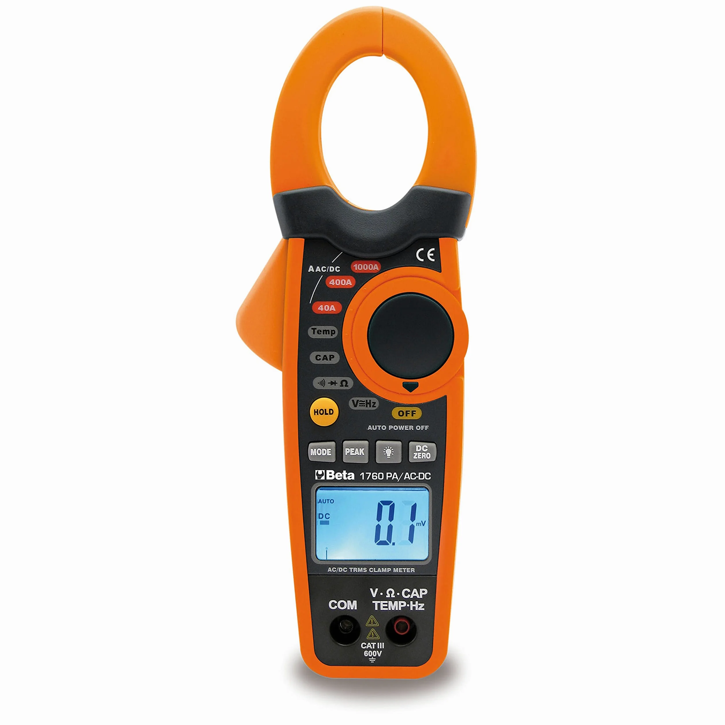 Beta Tools 1760Pa/Ac-Dc Pinza Amperometrica e Multimetro Digitale - 1 Pezzo