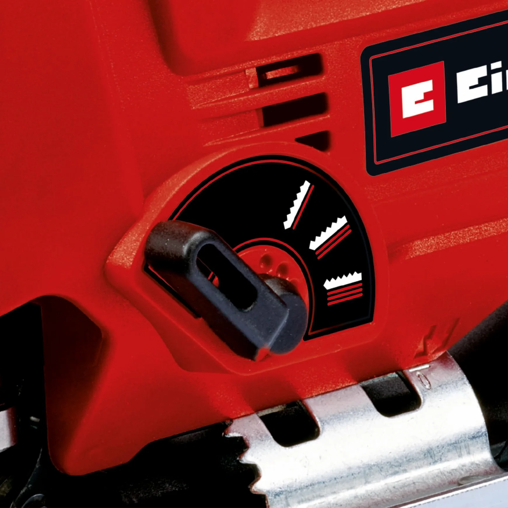 Einhell TC-JS 85 Seghetto alternativo (tensione 200-240 V, 620 W, oscillazioni al min. 800-3000, max taglio legno 85 mm, max taglio plastica 12 mm, max taglio metallo 8 mm, movimento pendolare 4 posizioni, cambio lama manuale, incl. Lama, valigetta)