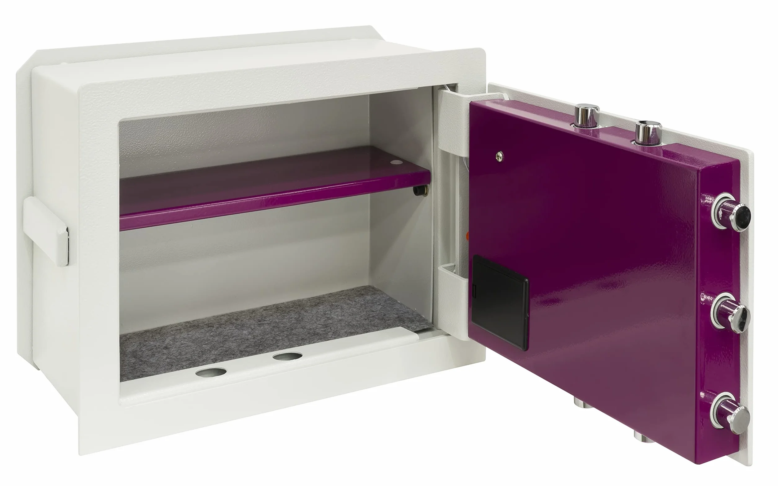 ARREGUI Forma Evolution 151050 Cassaforte a muro con serratura a chiave e codice | Cassaforte da incaso a parete con Fondo Estensibile | Alto livello di sicurezza | 32 x 42 x 20/30 cm
