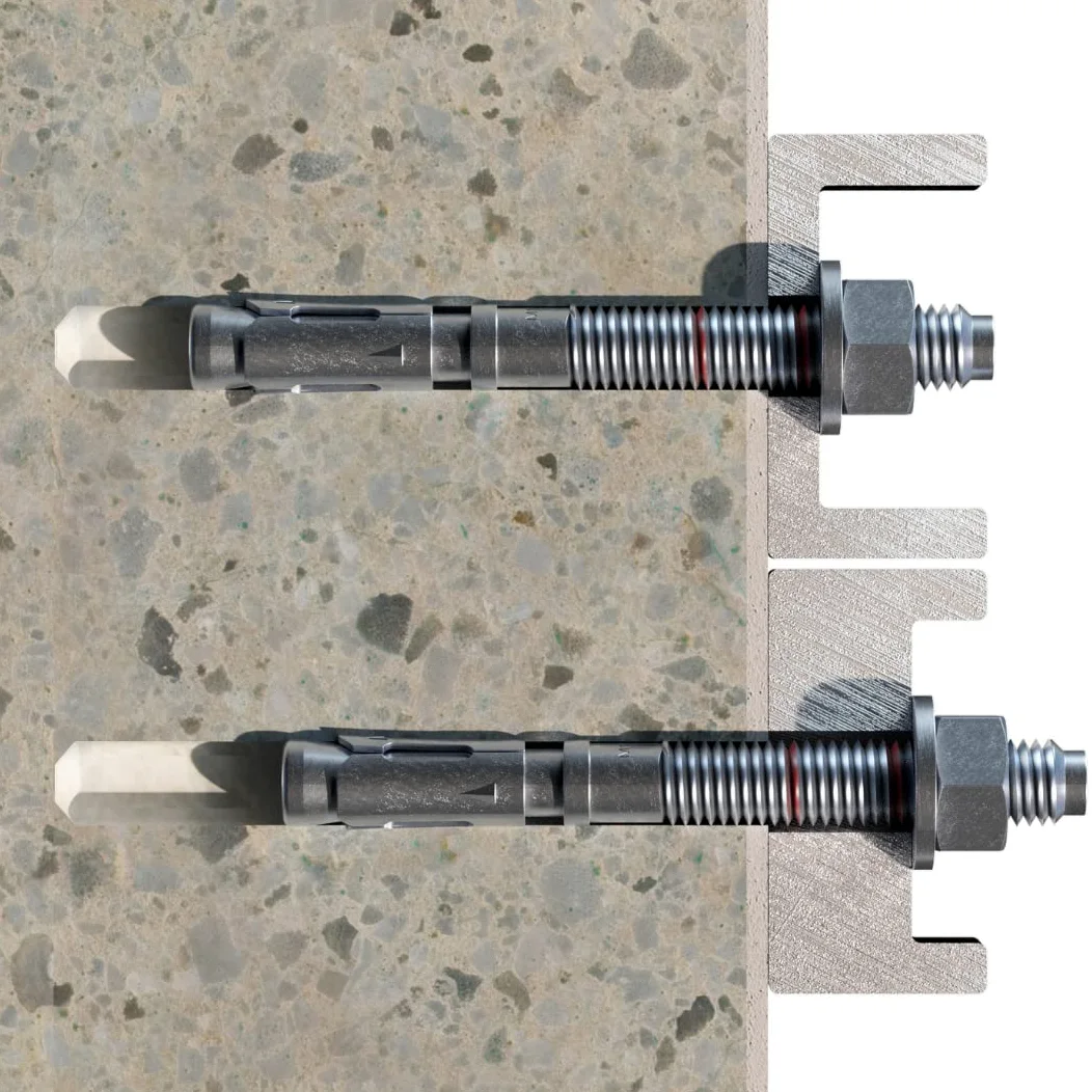 INDEX Fixing Systems MTA-A2 - Confezione da 100 ancoraggi per carichi elevati, in acciaio inox A2, M8 x 75 mm, diametro 8 mm