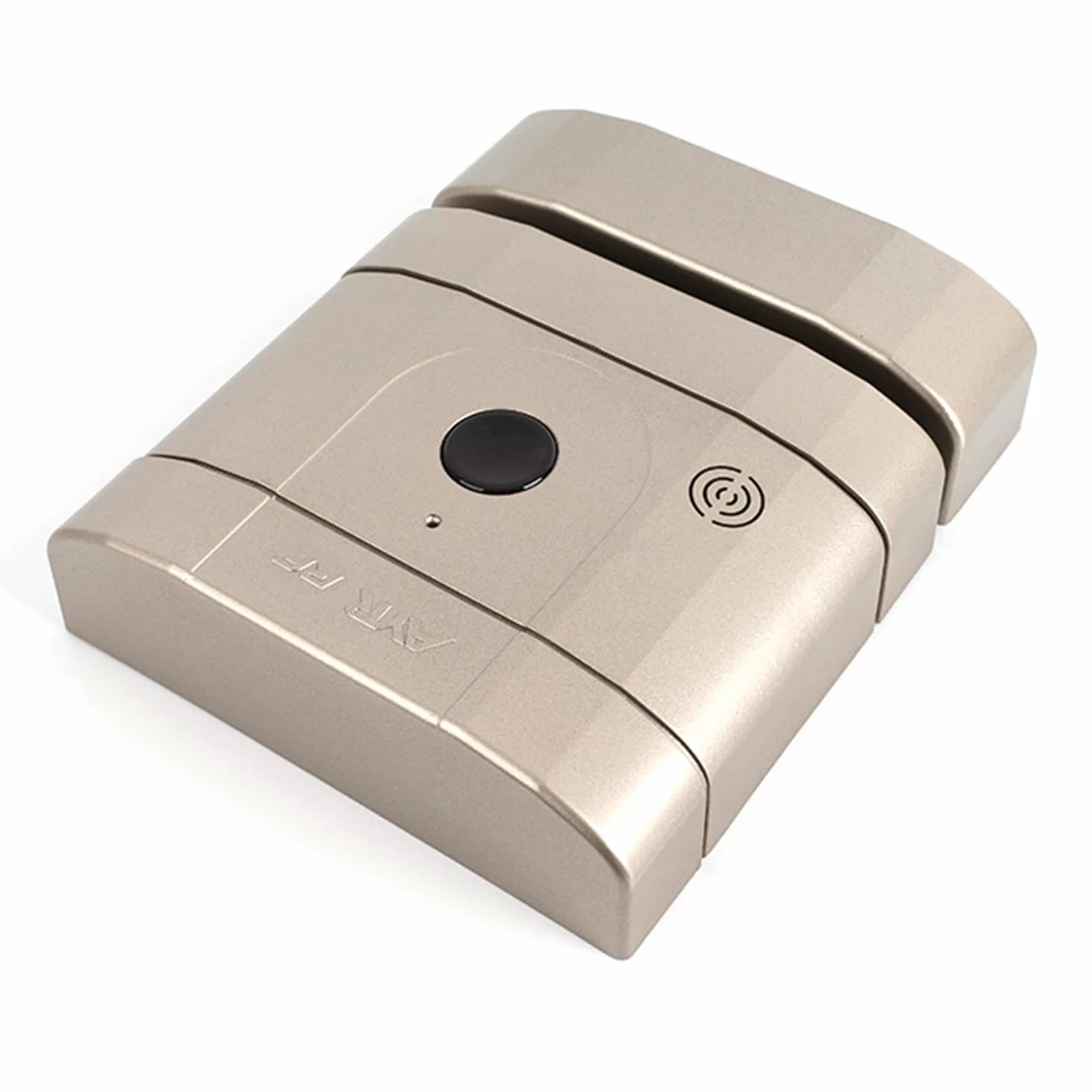 Serratura elettronica invisibile ad alta sicurezza int_LOCK RF 2. Finitura nichel opaco.