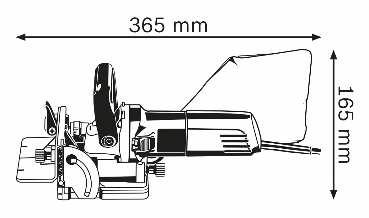 Bosch Professional GFF 22 A (L-BOXX) - Fresatrice a lamelle + lama in acciaio al carburo