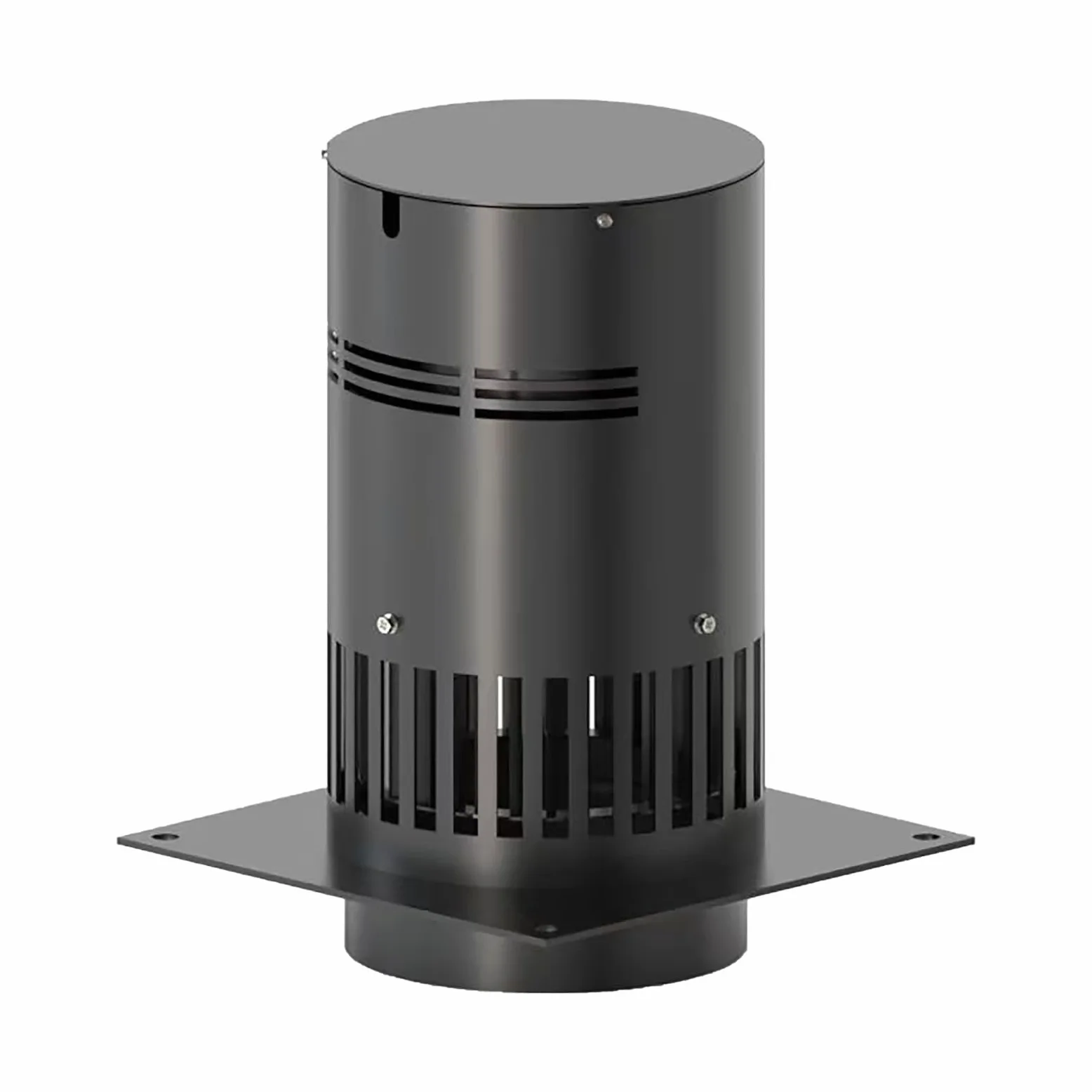 Coperchio Comignolo, Aspiratore per Camino per Canna Fumaria Tonda Professionale da Tetto Aspirafumo Elettrico Tiracamino Tirafumo Comignolo, Camino Base Circolare(100mm/3.9in)