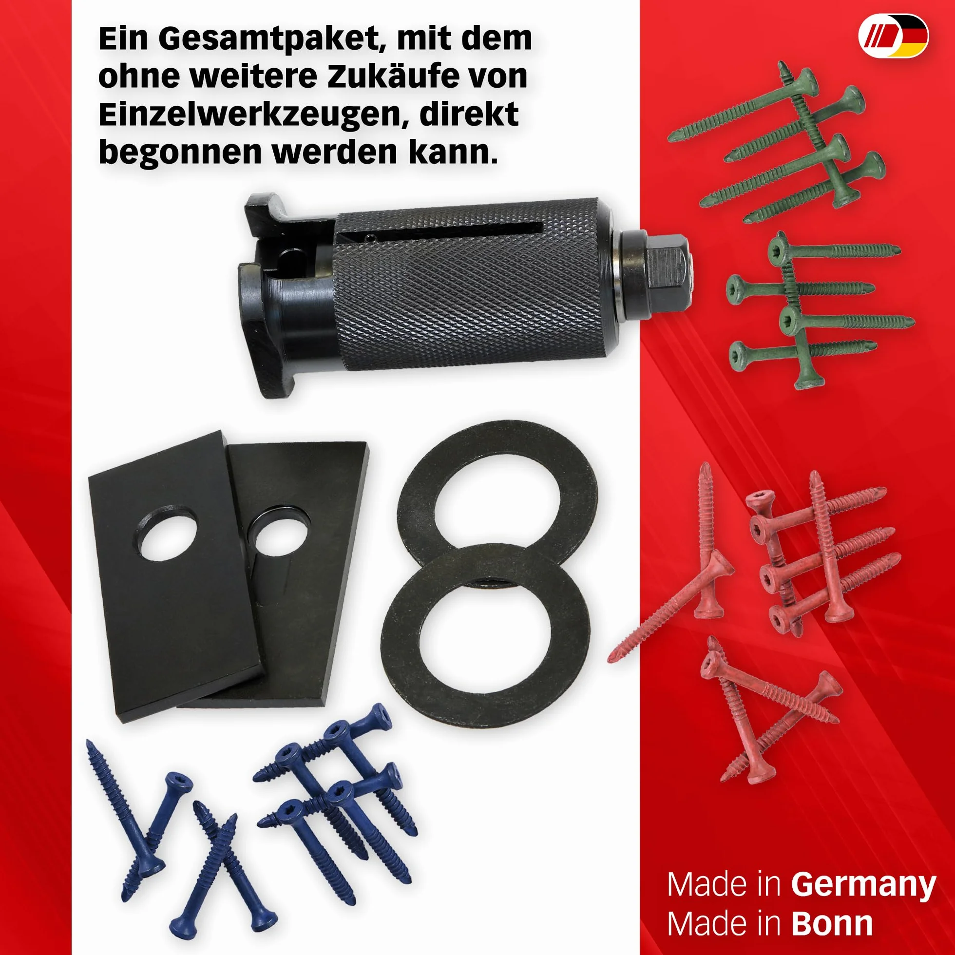 Kit Multipick Lock Picking Tool [Made in Germany] - Chiave bulgara - Apertura Porte - Grimaldelli - Lockpicking - Grimaldelli per Serratura