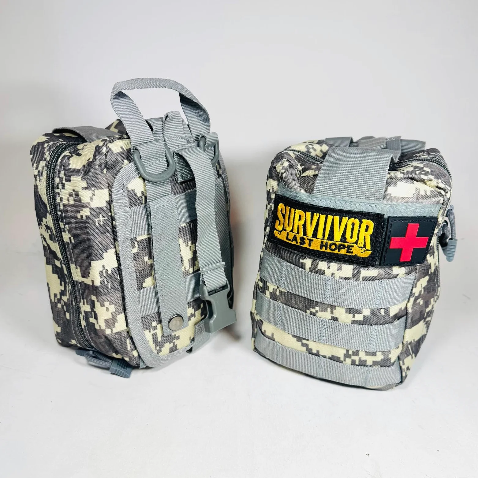 Kit di Sopravvivenza Avanzato – Kit di Emergenza con 20 Strumenti Multifunzione e Più di 60 Articoli di Primo Soccorso – Estremamente Completo – Pratico - Leggero