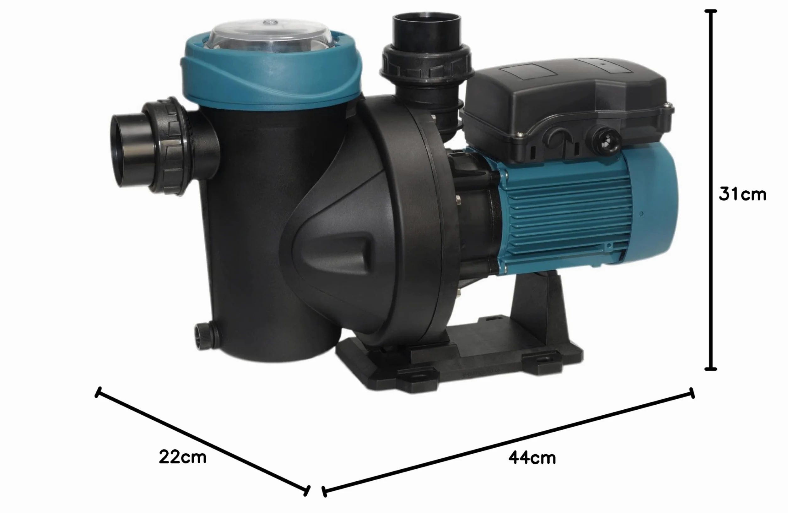 ESPA SILEN I 100 15M - Pompa singola per piscina, colore: Nero