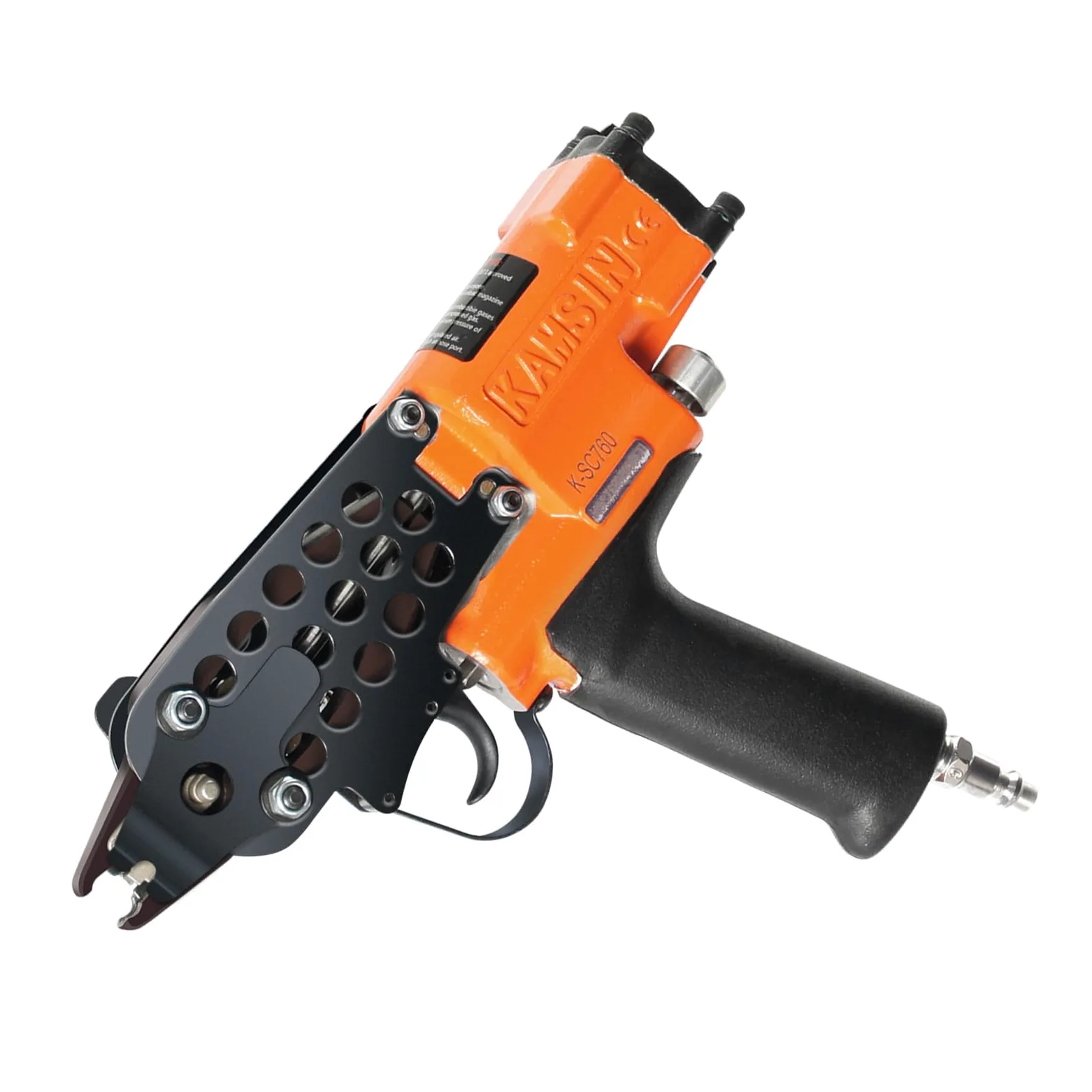 KAMSIN K-SC760 Pistola pneumatica ad anello a C, calibro 16, Diametro di chiusura di 3,0 mm Strumento di pinza per anelli di maiale a risparmio di manodopera per gabbie
