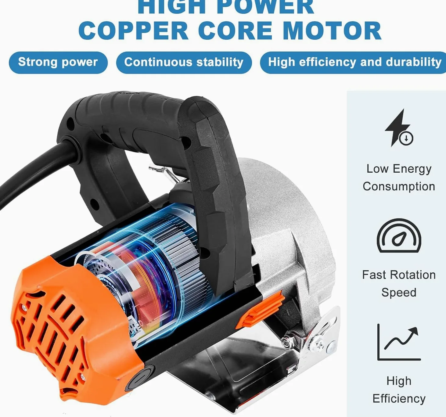 MXBAOHENG Tagliapiastrelle elettrico bagnato da 1000 W, tagliapiastrelle a 45°, con serbatoio dell'acqua rimovibile e 2 lame per piastrelle in ceramica, fresa muri di pietra (lama da 103 mm)