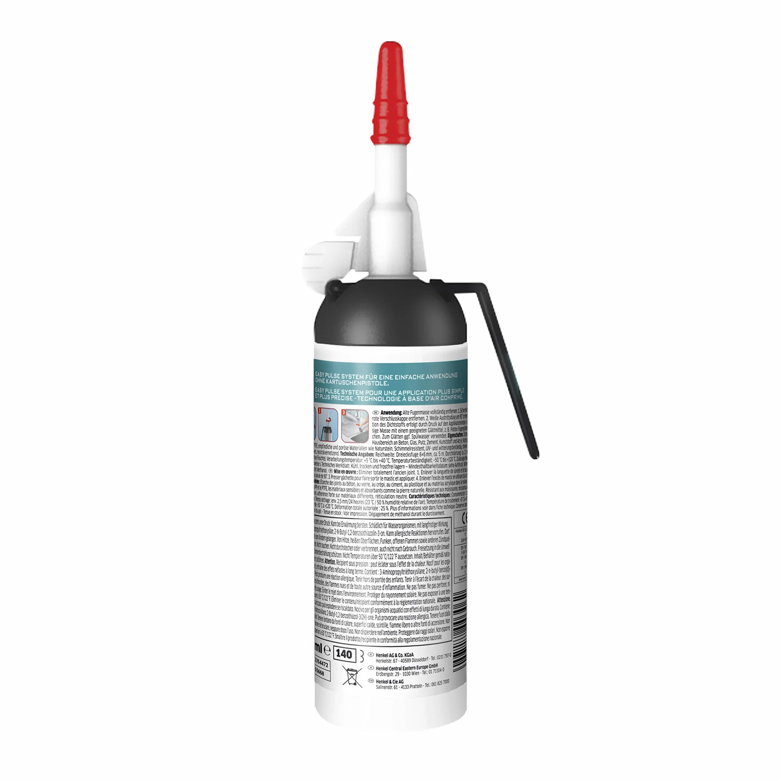 Pattex Express - Dispenser in silicone, facile da usare senza cartuccia., Bianco, PKSEW