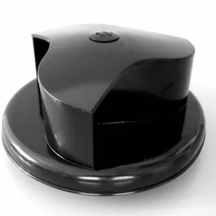 Vento Condotto Furgone Sfiato Del Tetto - Montaggio Universale (Nero)