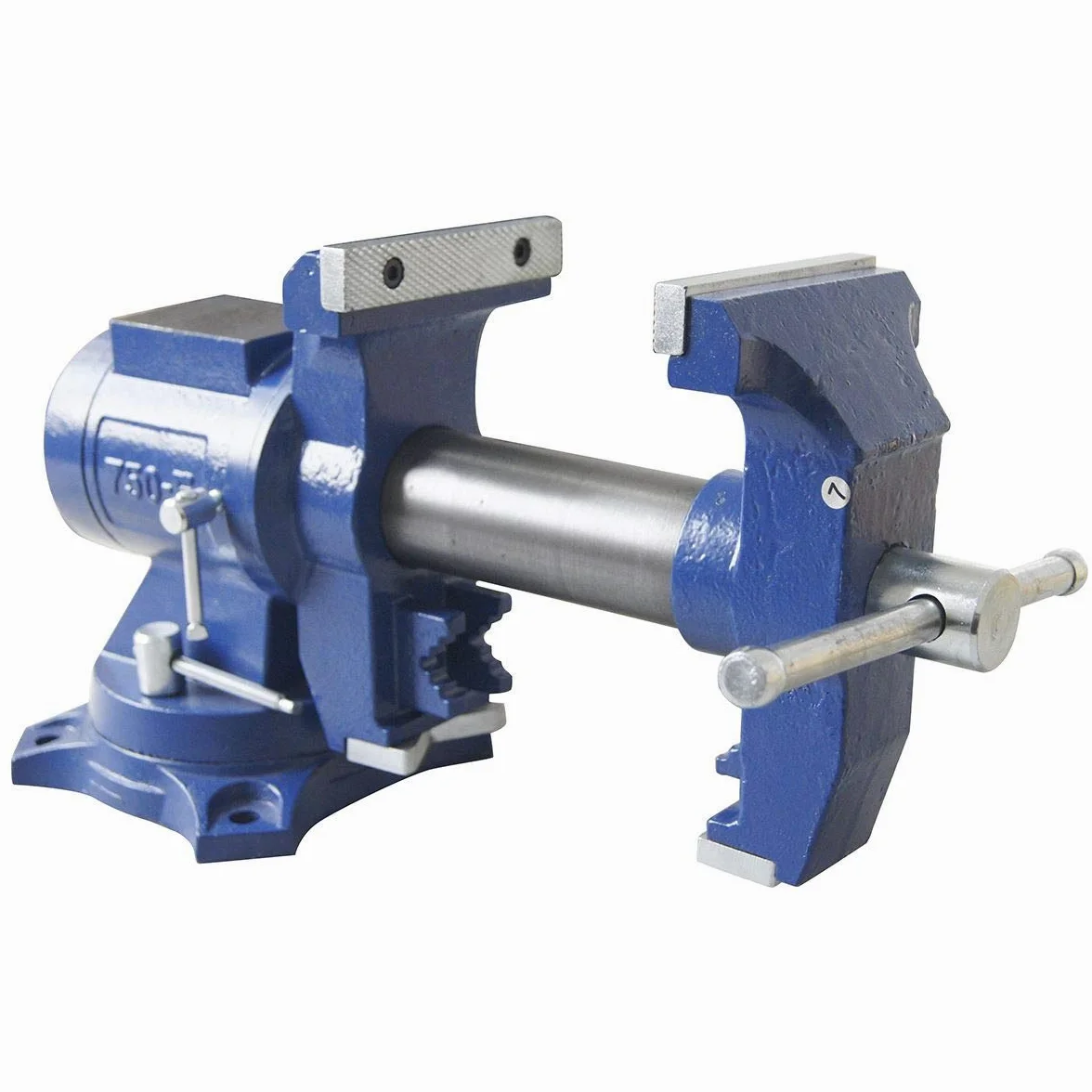 KATSU Morsa da Banco 5" 125 mm, Morsetto da Tavolo per Banco da Lavoro Multiuso con Base Girevole a 360 Gradi, per Meccanici e Ingegneri 402365
