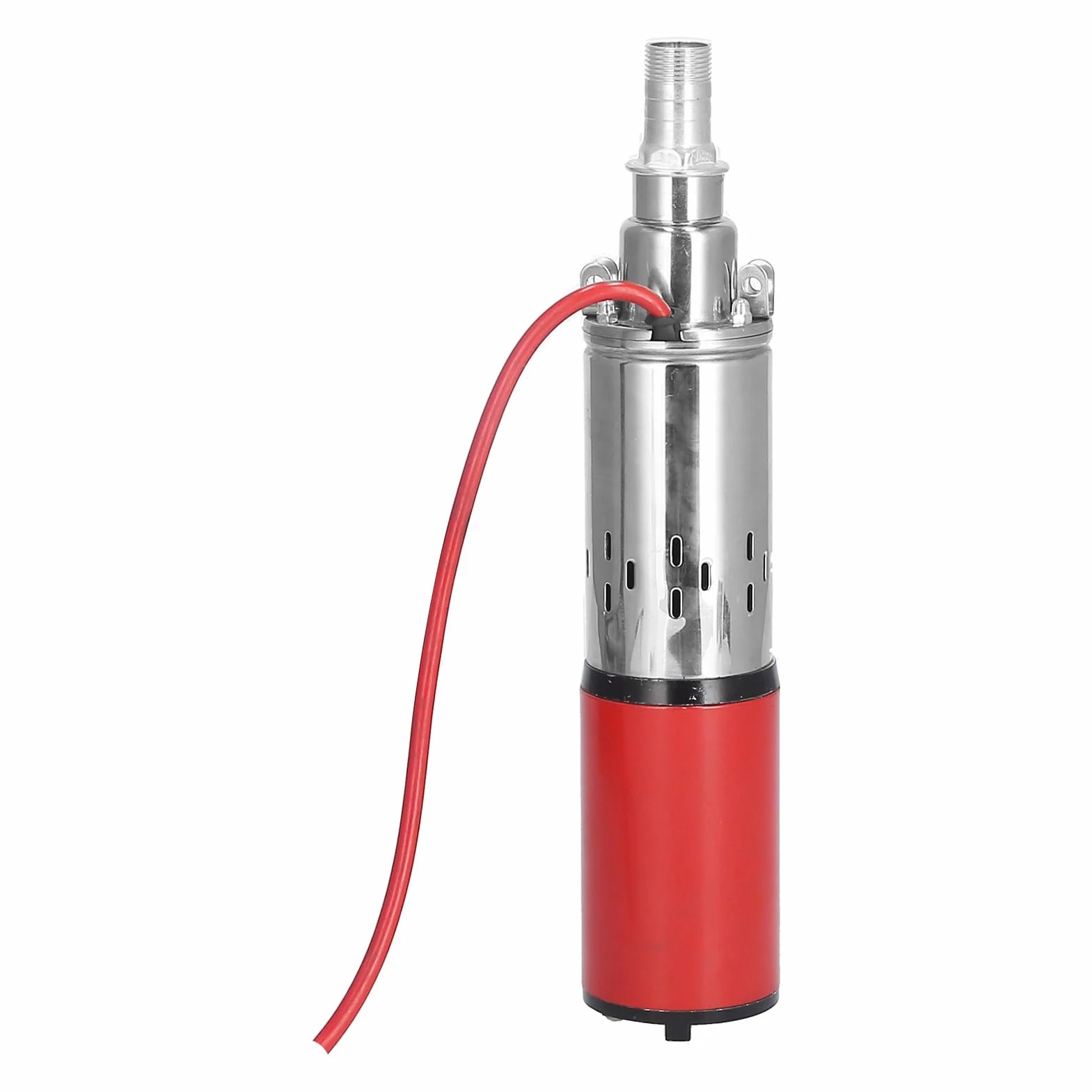 Pompa Sommersa DC12V Acciaio Inossidabile Rosso Pompa Sommersione per Pompe Solari Industriale