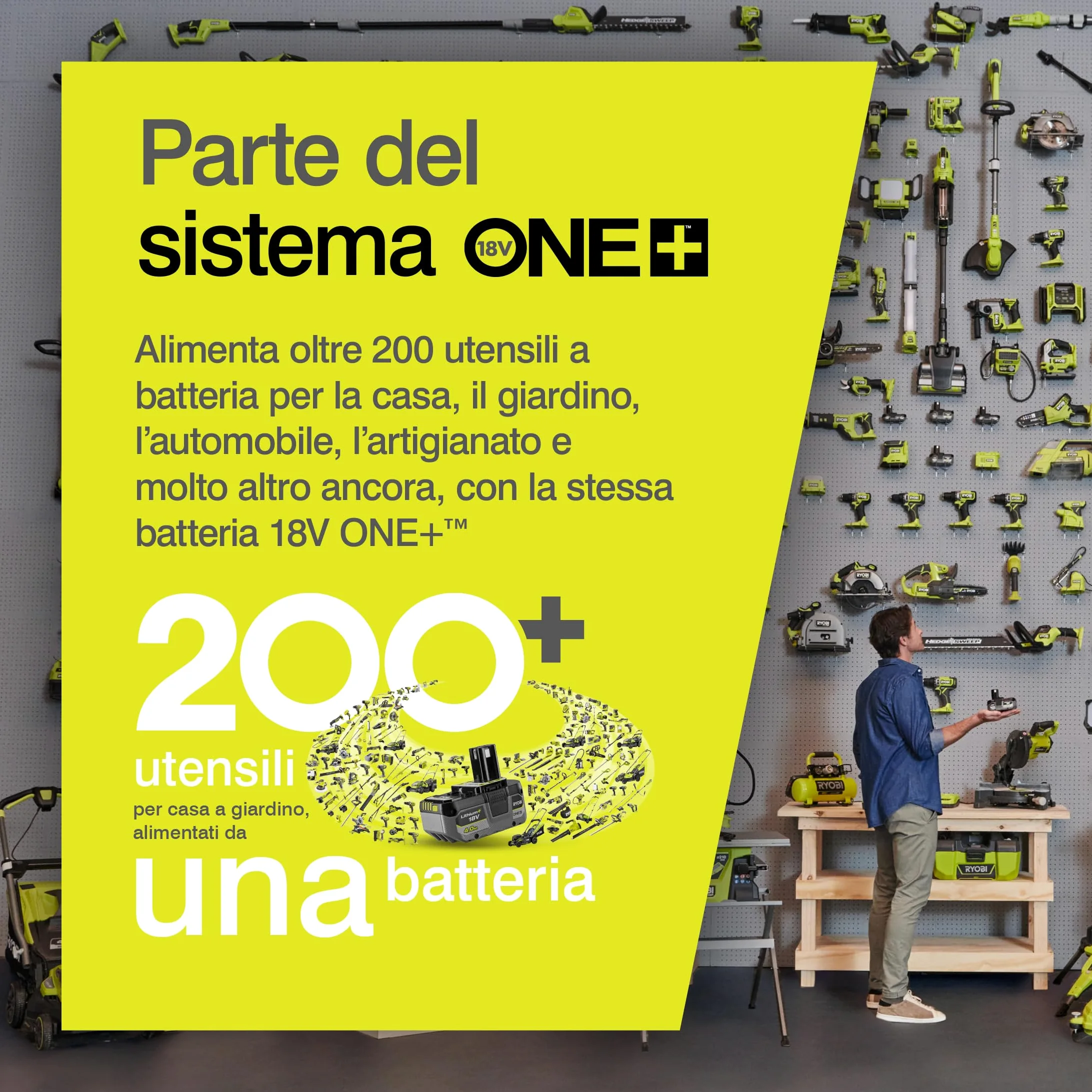 Ryobi R18CSP-0 Sega Circolare a Batteria 18V ONE+, Batteria Non Inclusa, Diametro Lama 150mm