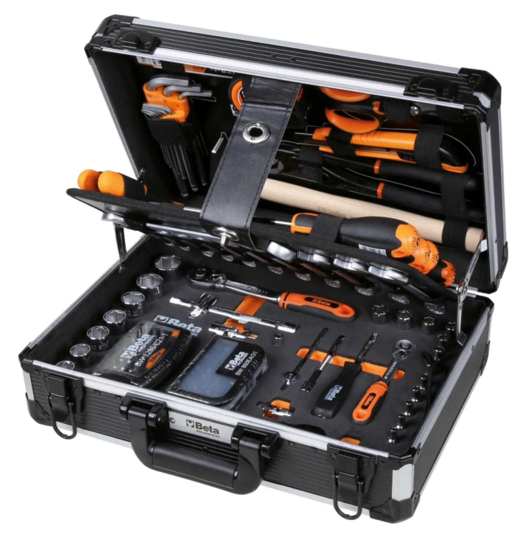 Beta BW 2054E-128 – Valigia in Plastica con Assortimento di 128 Utensili per Manutenzione Generale