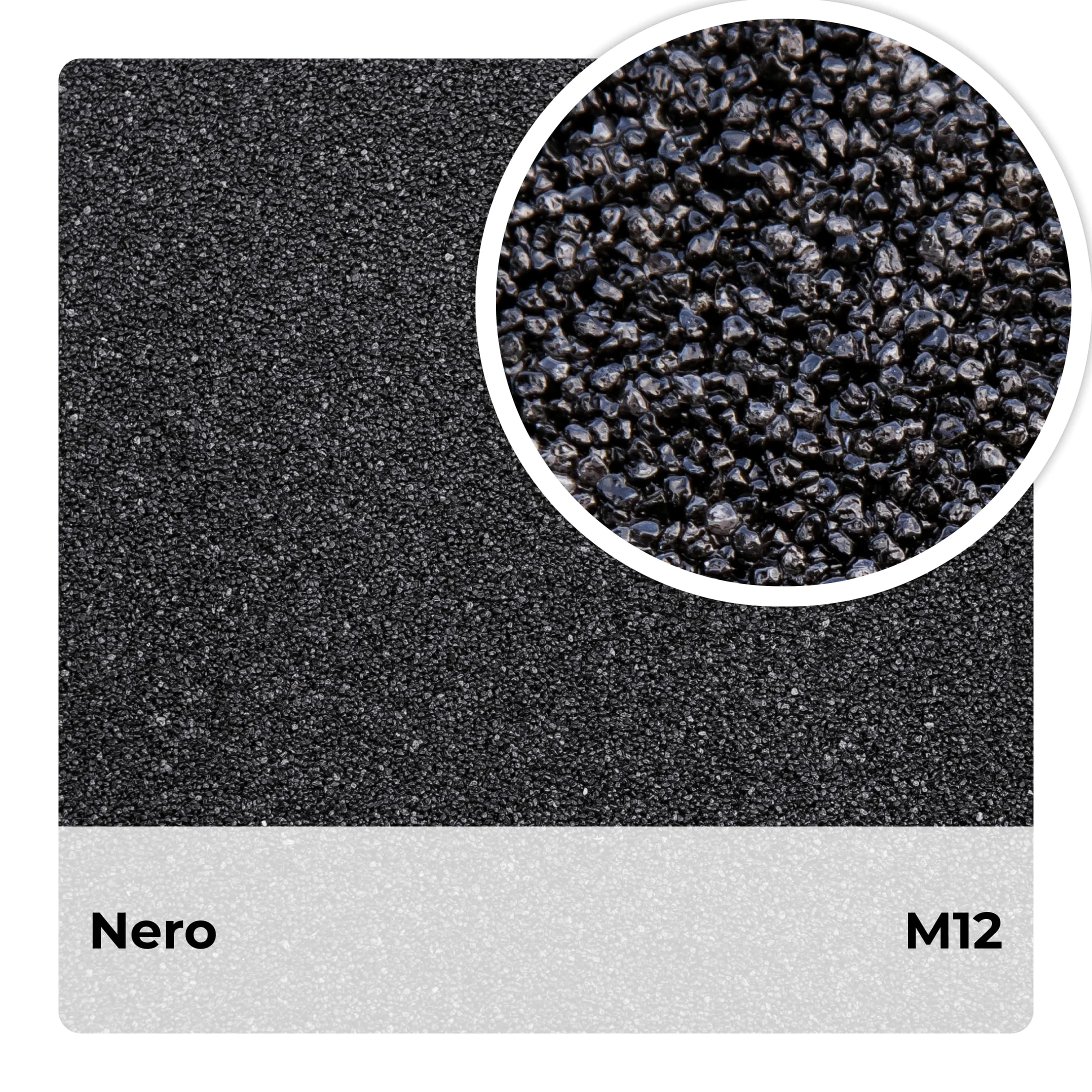 Intonaco in pietra colorata, 25 kg, Nero, M12, intonaco decorativo per interni ed esterni, intonaco per facciate, intonaco finito, intonaco pregiato, antigraffio