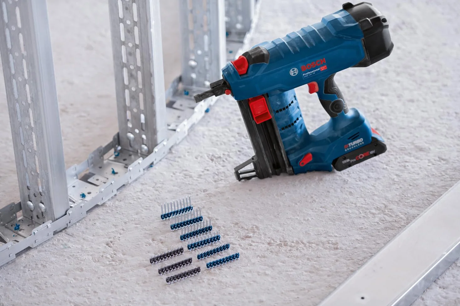 Bosch Professional NB-16 (chiodo per calcestruzzo, lunghezza 16 mm, incl. 1000 chiodi nella scatola)