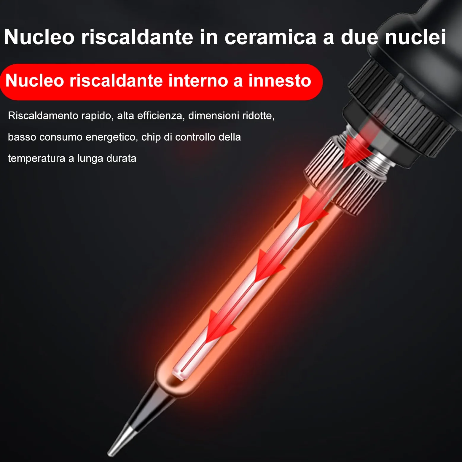 8586D Stazione Saldante, 2 In 1 da 760W Set Stazione di Saldatura, per saldatura e dissaldante SMD con schermo LCD, temperatura regolabile 180 ℃-500 ℃ con 3 ugelli aria per Riparazioni di Elettronica