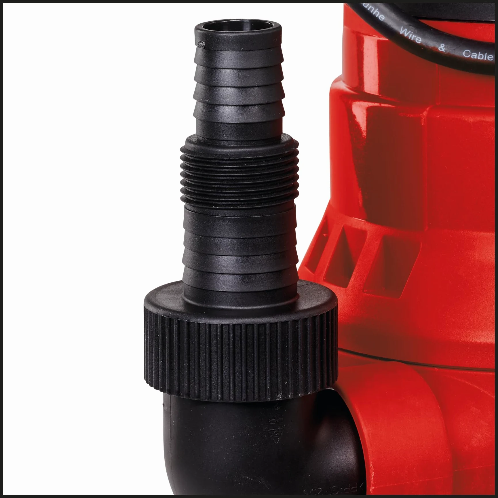 Pompa per acque scure GC-DP 7035 LL di Einhell (700 W, aspirazione superficiale fino a 1 mm, portata di 16.000 L/h, 0,8 bar, immersione fino a 7 m, commutabile per acque scure e chiare)