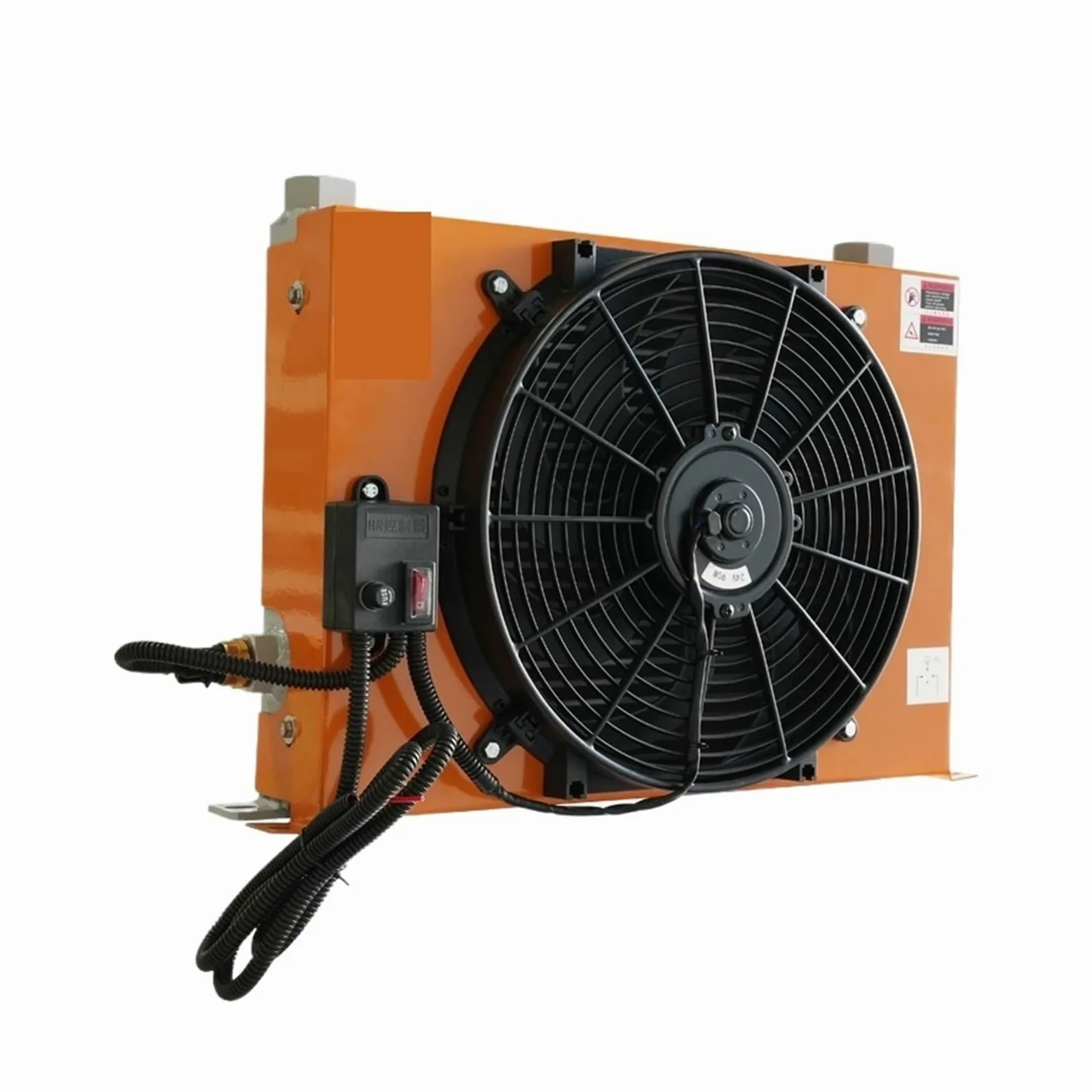 Radiatore aria-olio idraulico, Radiatore 'olio idraulico, di controllo a temperatura industriale AH1012T-CA per sistema idraulico CNC(AH0607T-12V/24V)