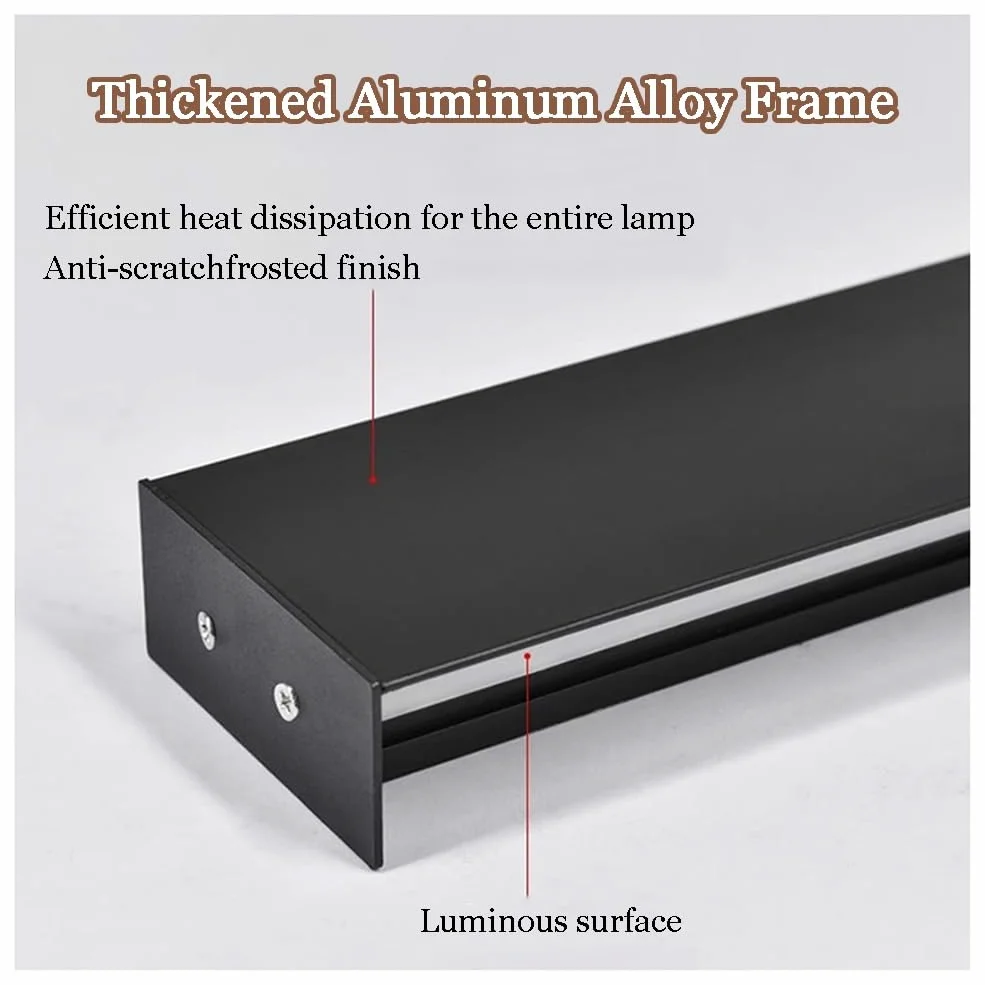 exproyzk Corrimano per Scale A LED con Sensore di Presenza, Corrimano Luminoso A Parete, Ringhiere in Lega di Alluminio — per Terrazze Esterne E Scale Interne(White-White Light,200cm/6.6ft)