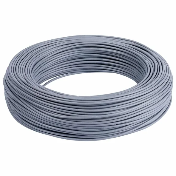 Cavo Elettrico Unipolare Isolante FS17 Matassa da 100 MT per impianti casa aziende edili Colore Blu-Nero-Marrone-Giallo/Verde (2,5 mm) (GRIGIO)