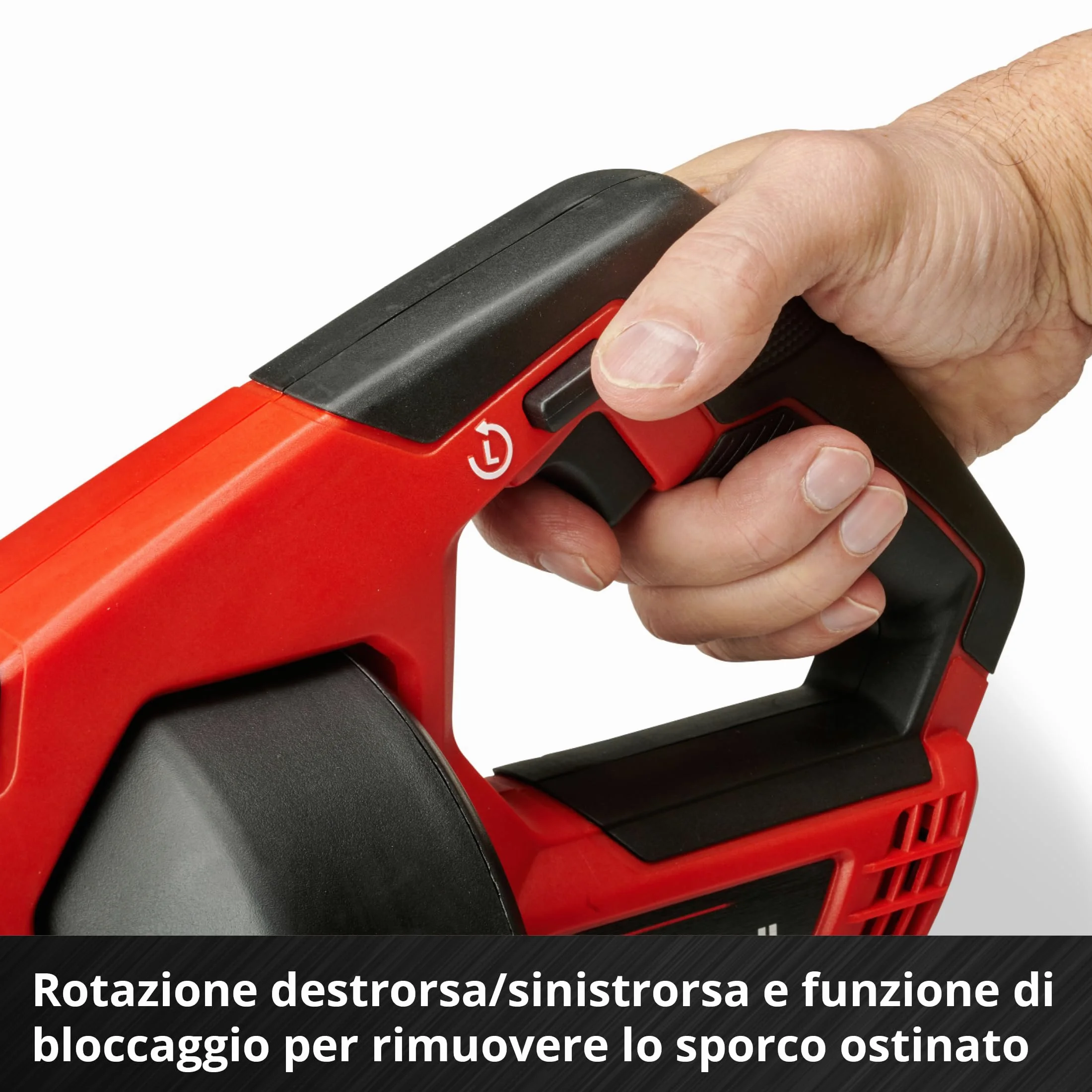 Einhell Detergente per tubi a batteria TE-DA 18/760 Li-Solo Power X-Change (18 V, Li-Ion, spirale di pulizia lunga 7,6 m, adatto per tubi di diametro 16-55 mm, fornito senza batteria e caricatore)