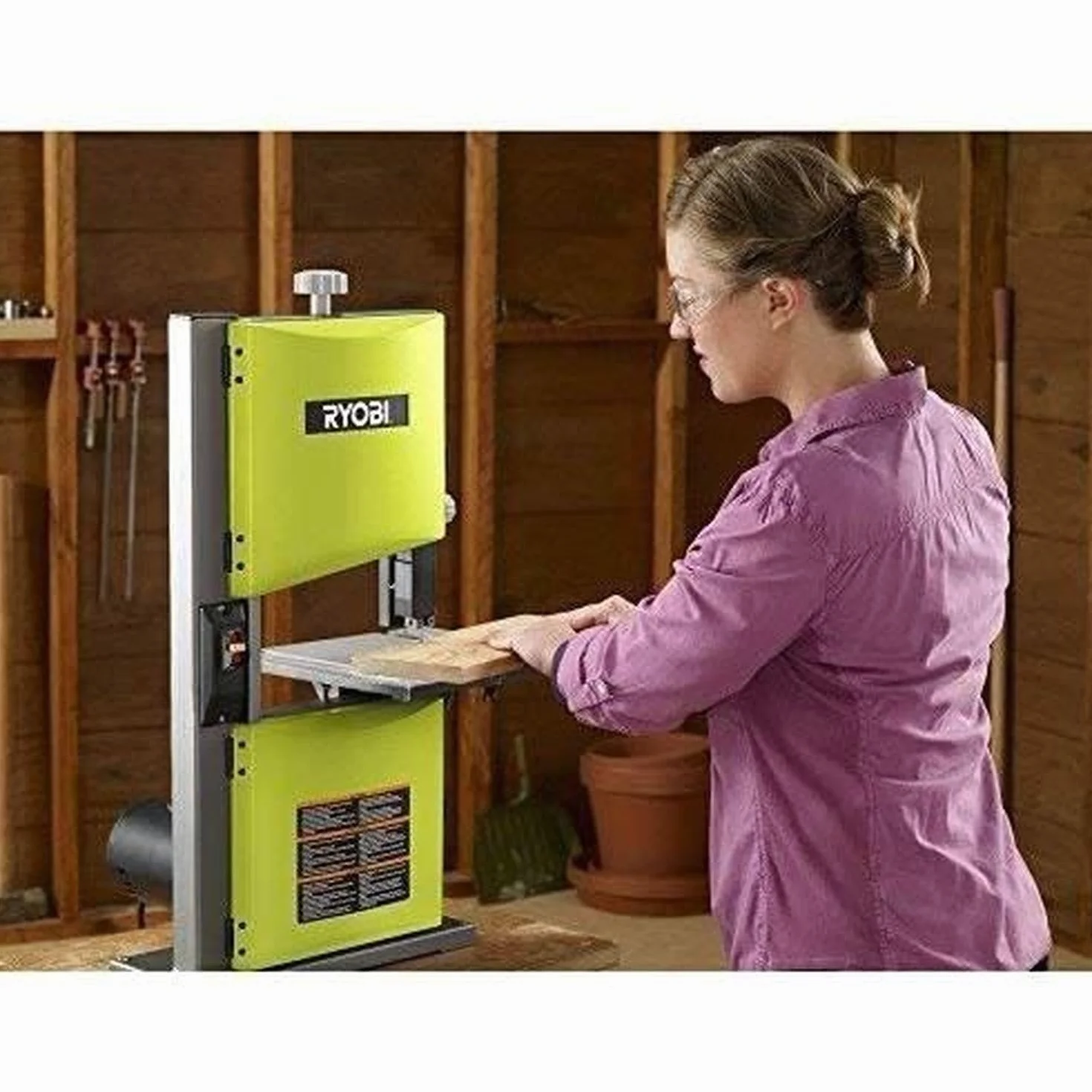 Ryobi 4892210149596 Sega a nastro, 350 W, multi-colore