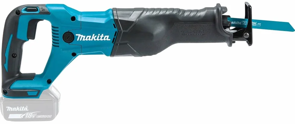 Makita Sega recipro a batteria, djr186rt, blu, DJR186ZK 0 wattsW, 18 voltsV, Turchese/ nero