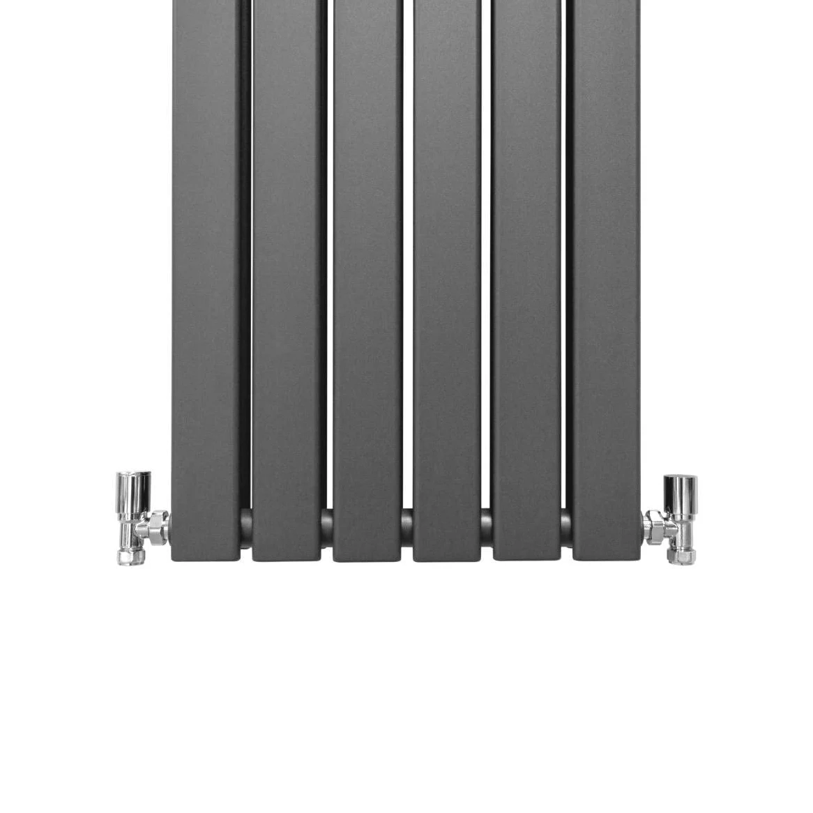 Radiatori Termosifoni in Acciaio Calorifero a Doppio Strato a Pannelli Piatti Riscaldamento Centralizzato Colonna Termosifone Orizzontale Radiatore a Parete - Grigio Antracite - 180 x 42 cm