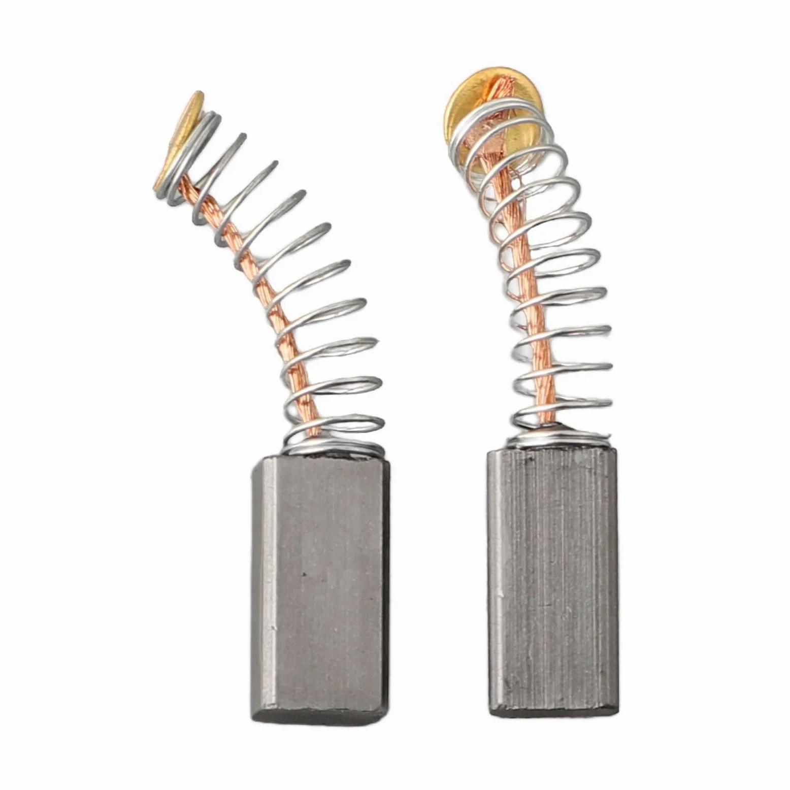 Spazzole di carbone per motore elettrico, 2 pezzi, 13 mm x 6 mm x 4 mm, parti di ricambio per utensili elettrici, seghe circolari, trapani, aspirapolvere, smerigliatrici angolari