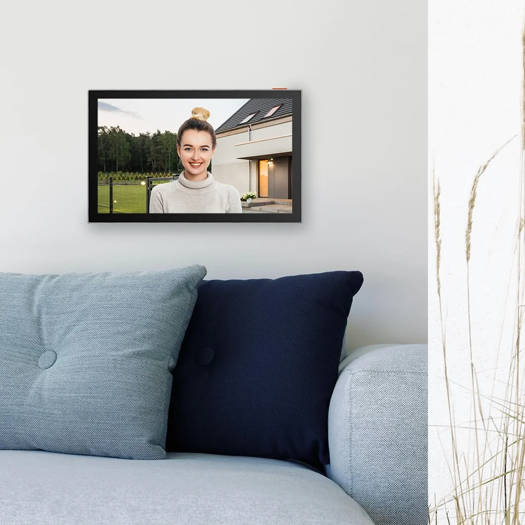 EZVIZ HP5 Videocitofono Connesso, 7 Pollici Touch Monitor, 2 fili, Visione Notturna, Apertura da remoto, Full HD, Apertura RFID, Impermeabile, Dual Band