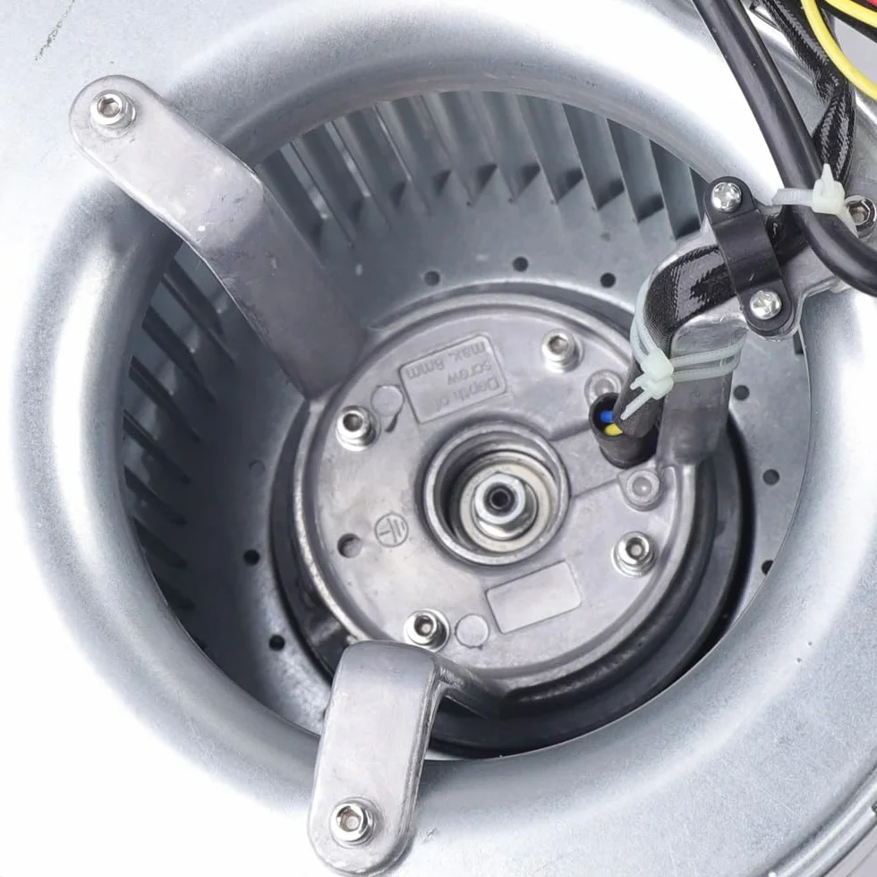 Ventilatore radiale centrifugo industriale 840 m3/h, 146 mm - centrifuga a pressione per caldaia