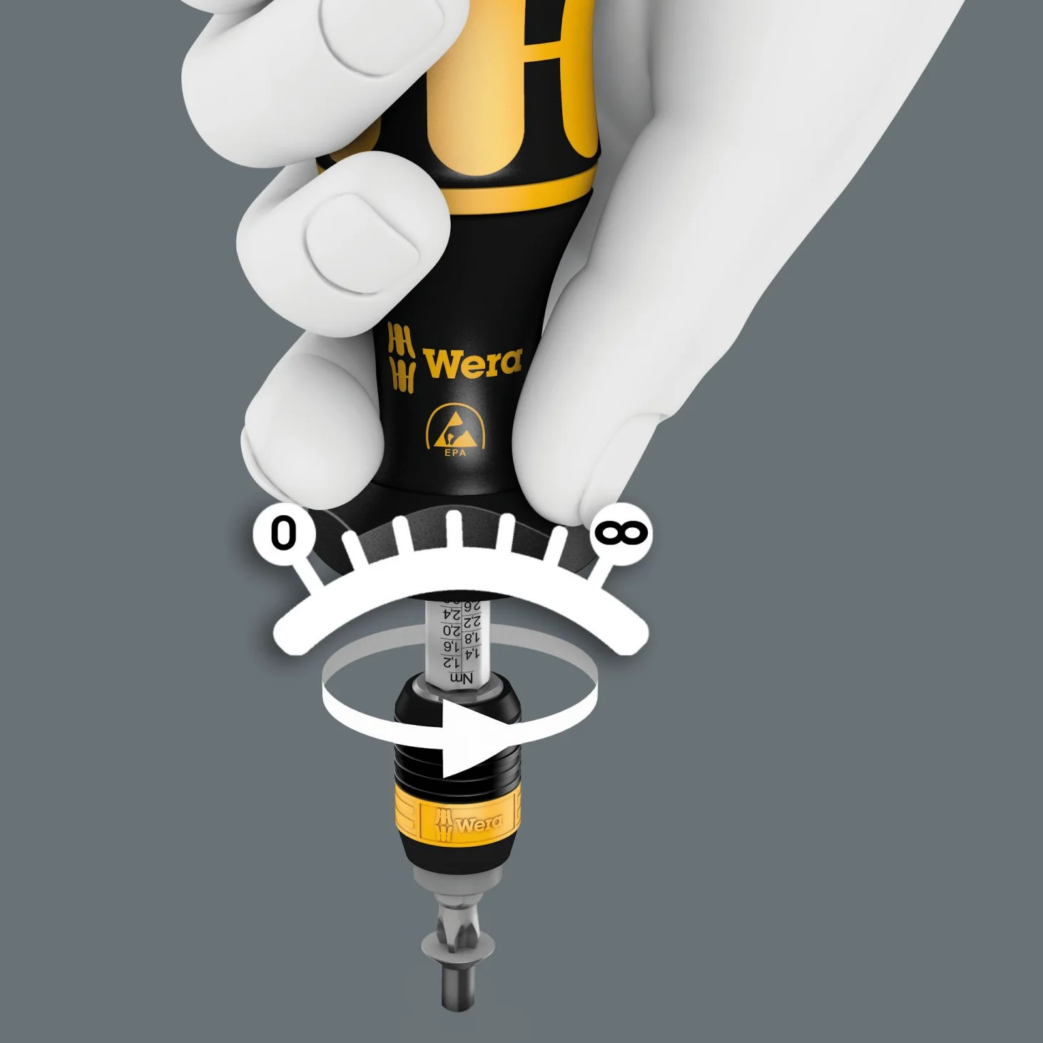 Wera, 7440 ESD 0,3-1,2 Nm