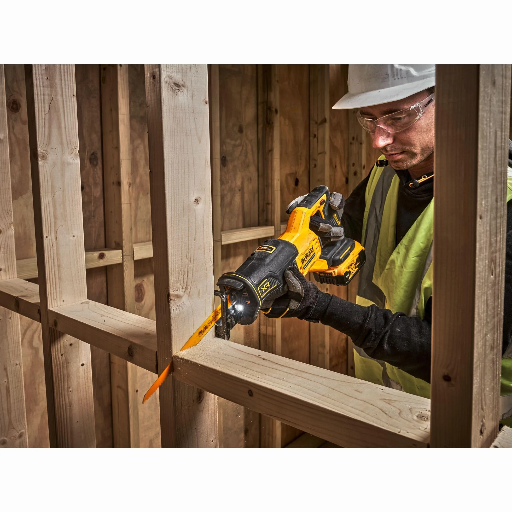 Dewalt Dcs382N-Xj 18V Xr Sega a Percussione Senza Spazzole, Unità Nuda