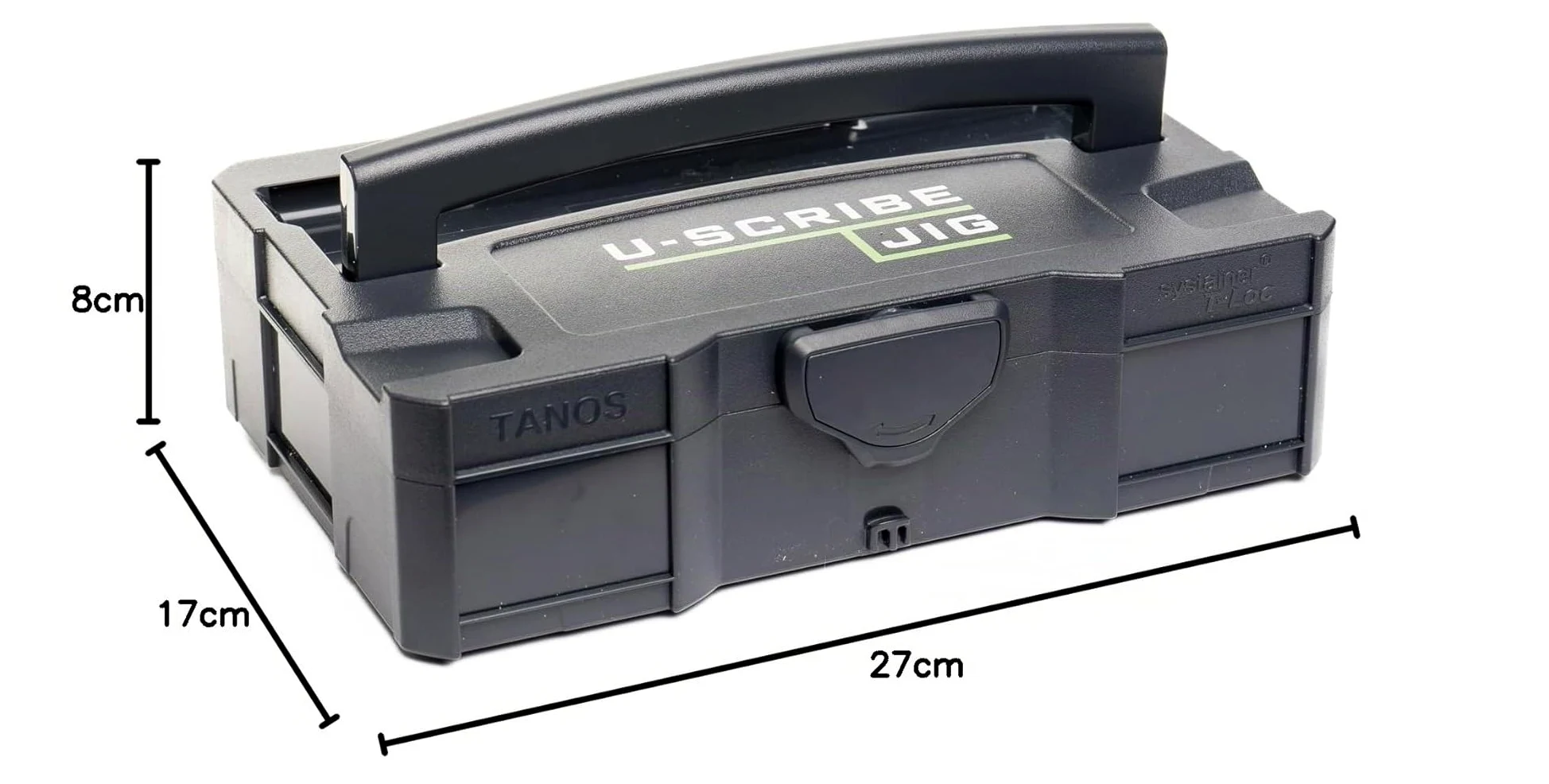 U-Scribe Jig Systainer Edition - Set di maschere per la lavorazione del legno e falegnameria con cassetta degli attrezzi e accessori - Segna le linee perfette più facilmente