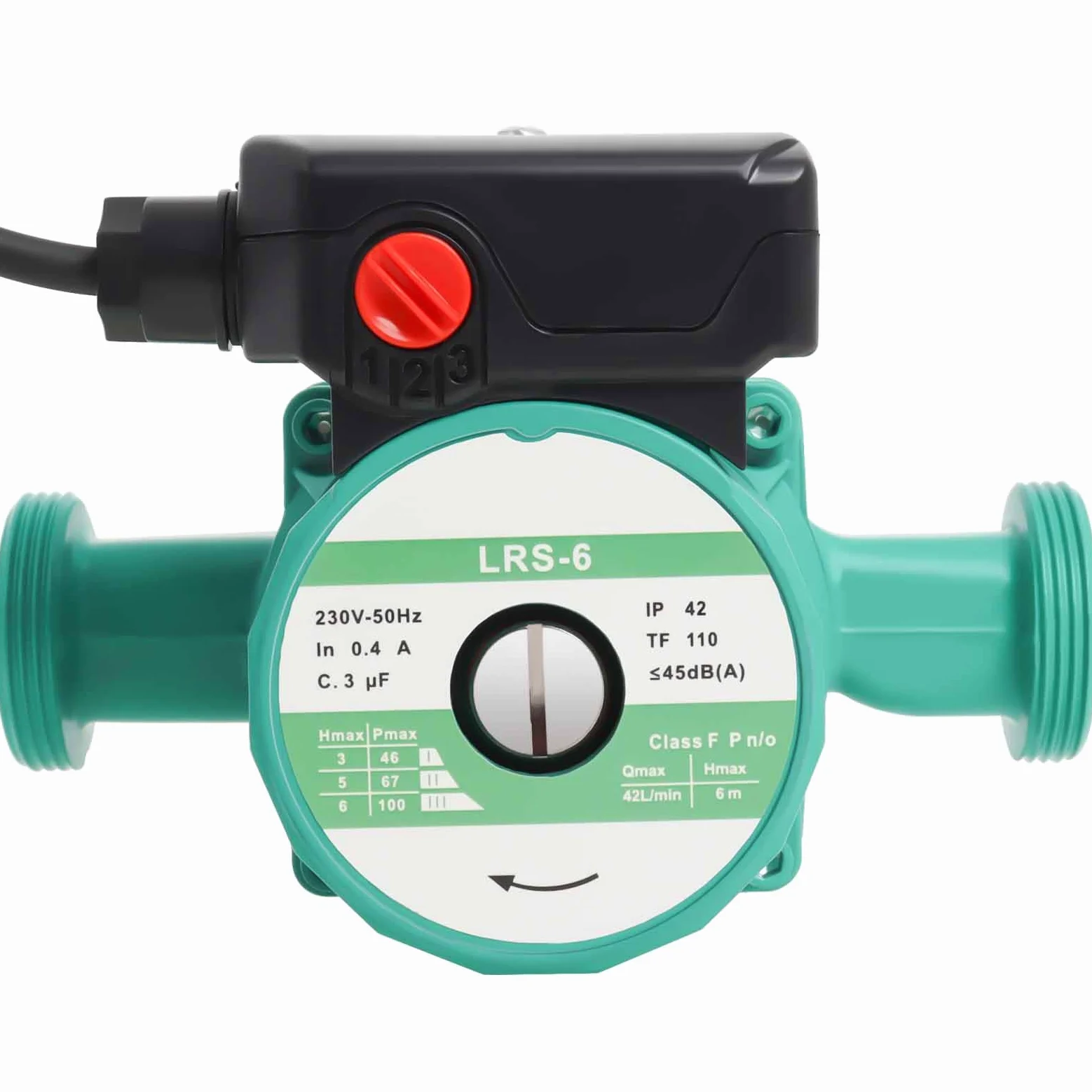 Pompa di culazione dell'acqua calda 25-60/180 mm, pompa di riscaldamento a caldo Poweka