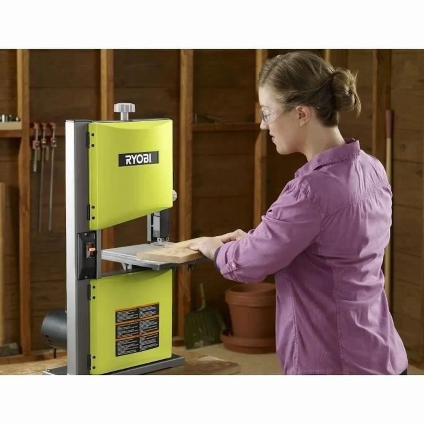 Ryobi 4892210149596 Sega a nastro, 350 W, multi-colore