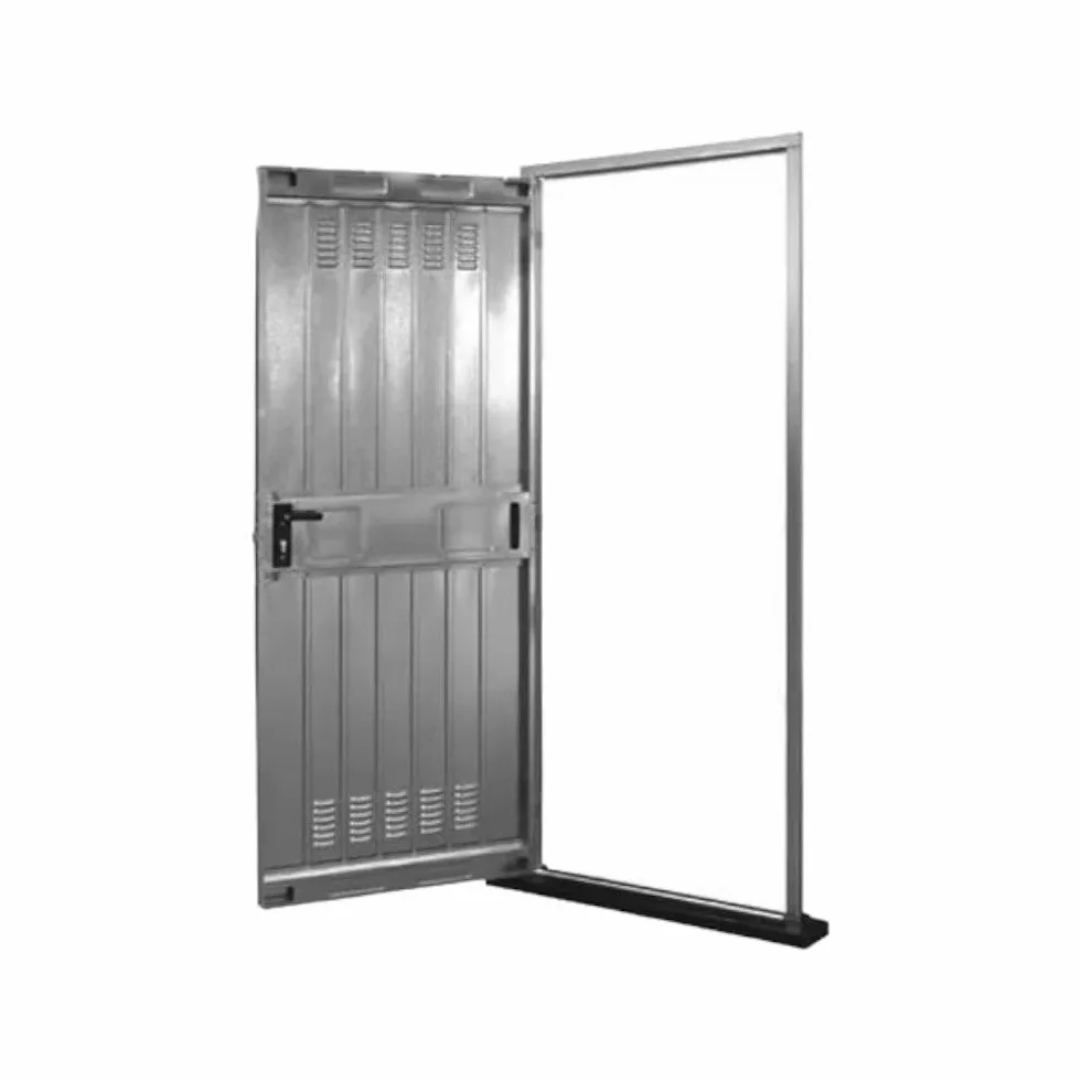 Porta Reversibile Multiuso per Cantina in Acciaio zincato con Maniglia - 90x200 cm