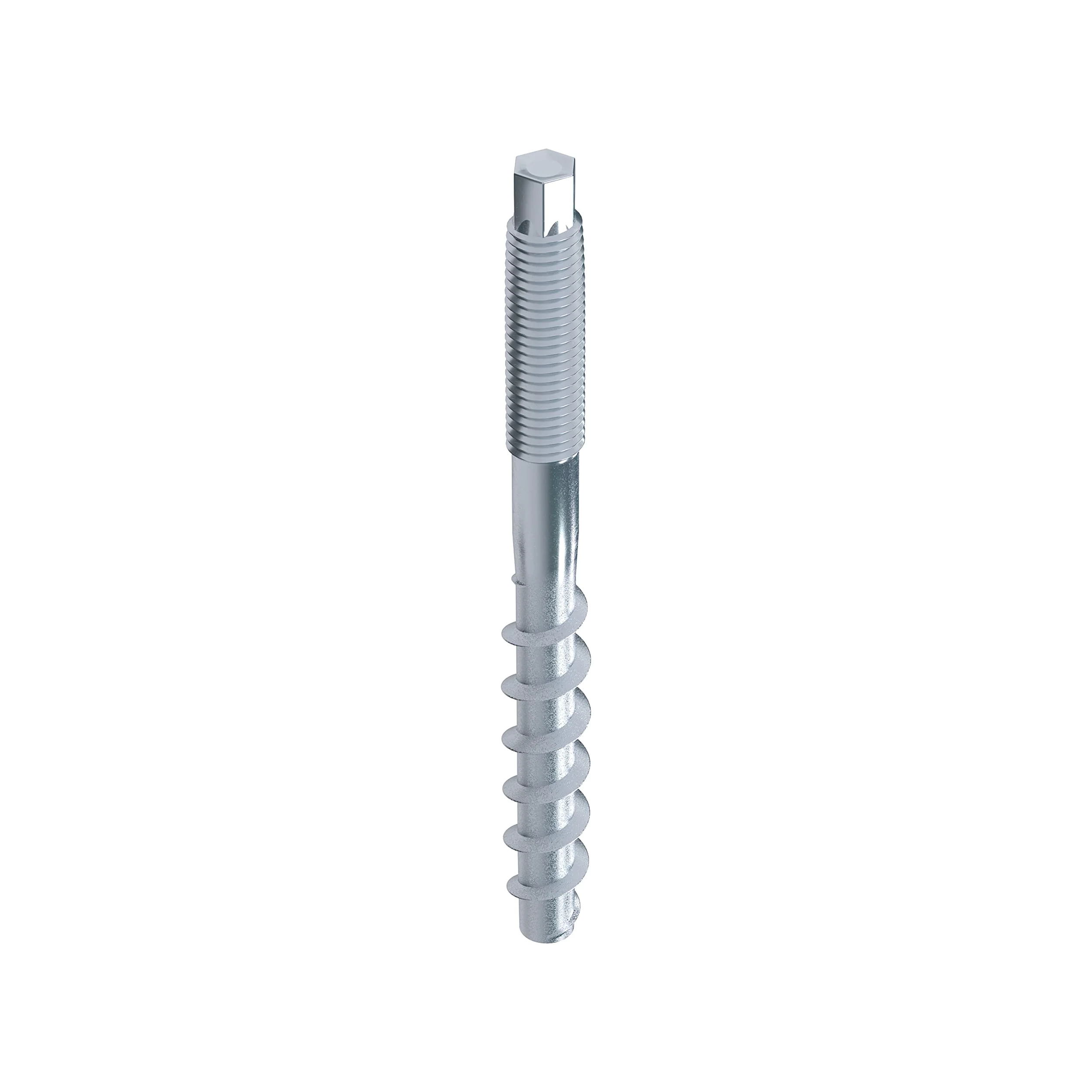 TOX Ancoraggio a vite Sumo Max 1 AG A4 10x140 mm, con filettatura di connessione M10, acciaio inox A4 per diverse profondità di installazione, approvato dalle autorità edilizie, 50 pezzi, 041171551