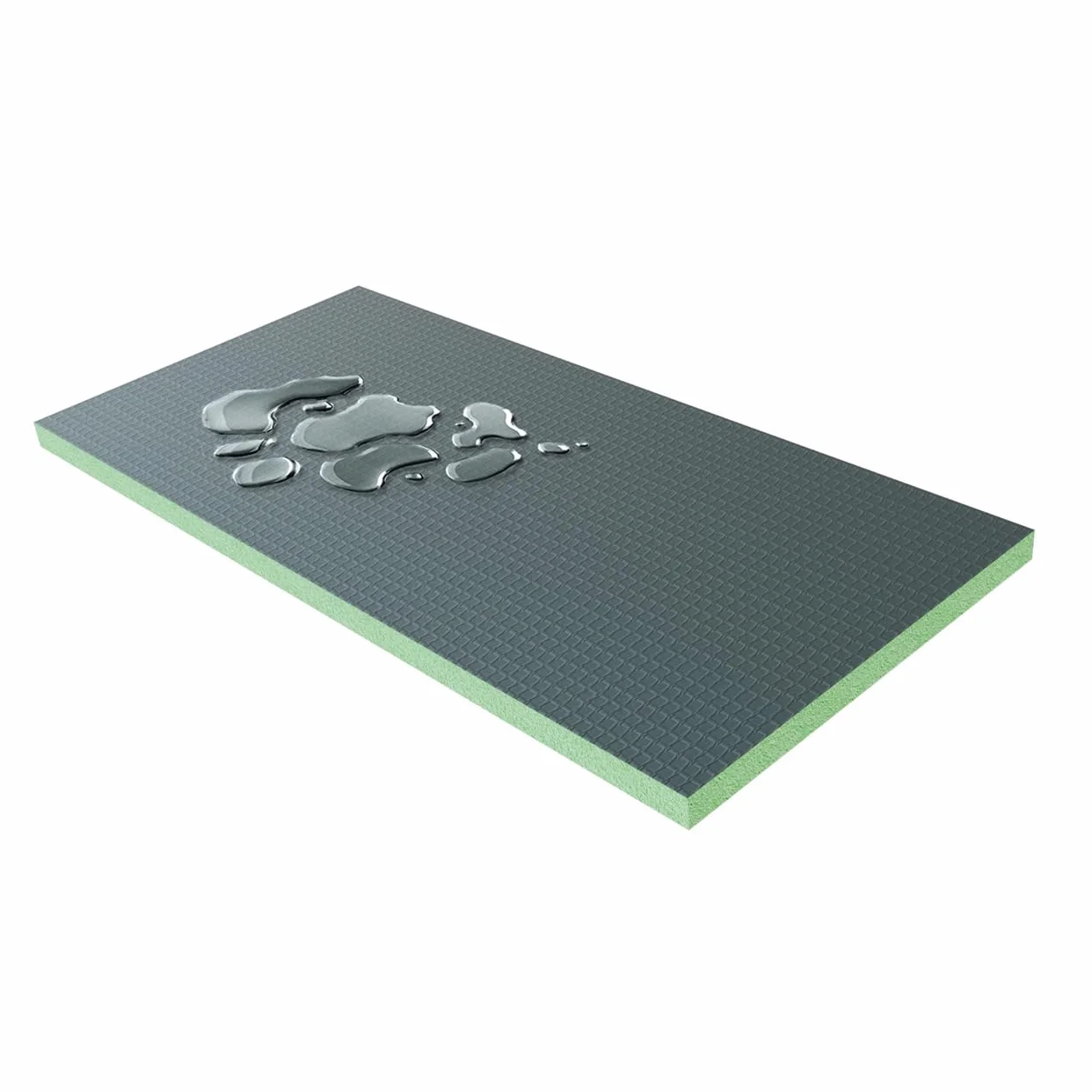 Pannello di Costruzione da Piastrellare in Estruso Polistrirene Rigido XPS Isolamento della Casa e del Bagno 1250x600X6 mm (4 pezzi/set)