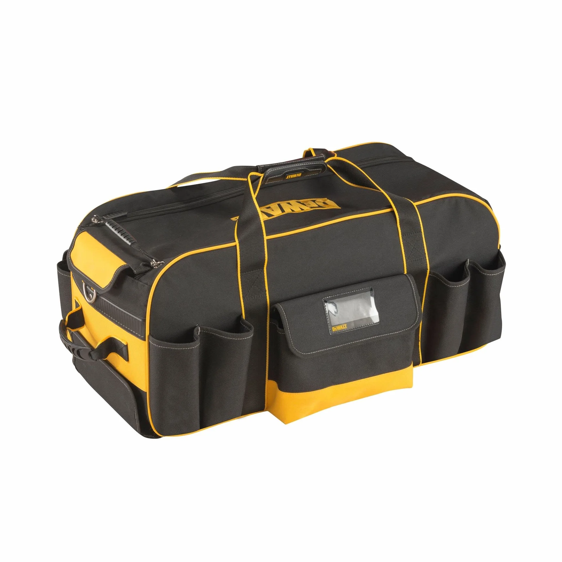 Dewalt DWST1-79210 Duffel Trolley Bag with Wheels, Yellow/Black, Large 26-Inch