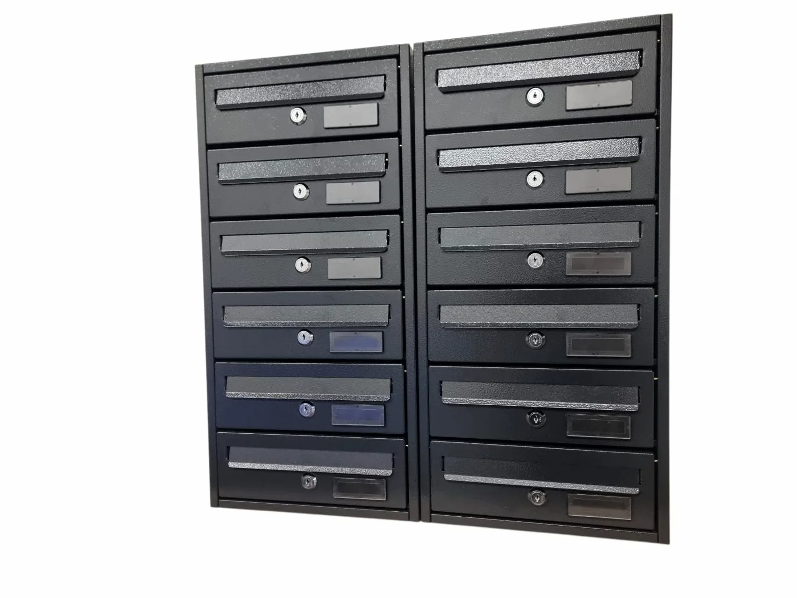 MILLE Cassetta postale condominiale 12 posti cm 90x17x42h-Modello Modular