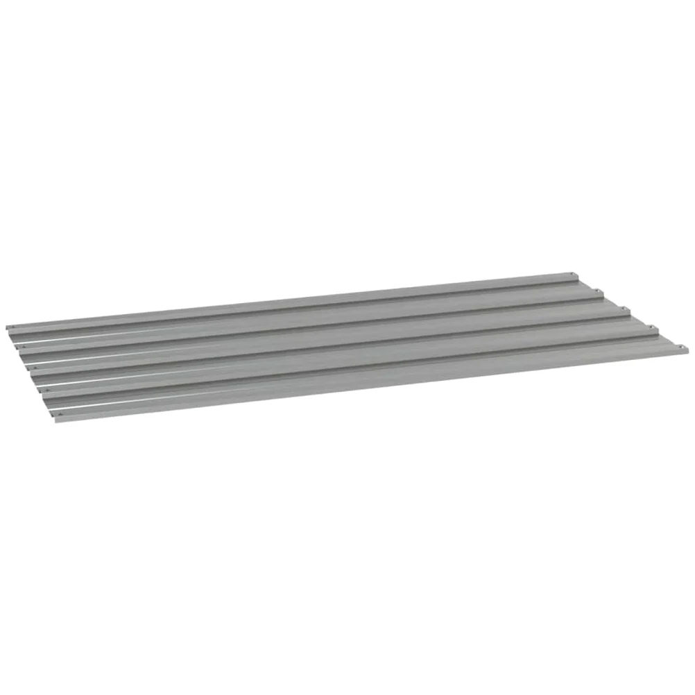 vidaXL Pannelli per Tetti 36 pz Ruggine 100x44 cm in Acciaio Corten, lastra per tetto, copertura per tetto, pannello per tetto garage
