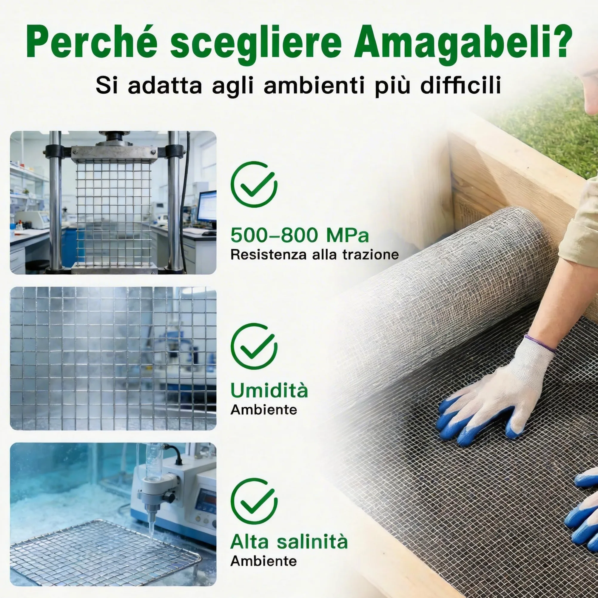 Amagabeli1M X 25M Zincato Maglia Quadrata Rete Giardino Saldatura 12,7mm a Calda Rete a Maglia Spessore 0,7mm Metallo Rete metallica Pollaio Rete metallica Saldata Gallina Chiusure VoliereDA130