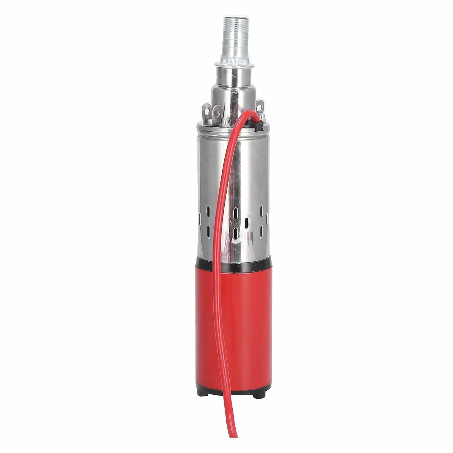 Pompa Sommersa DC12V Acciaio Inossidabile Rosso Pompa Sommersione per Pompe Solari Industriale
