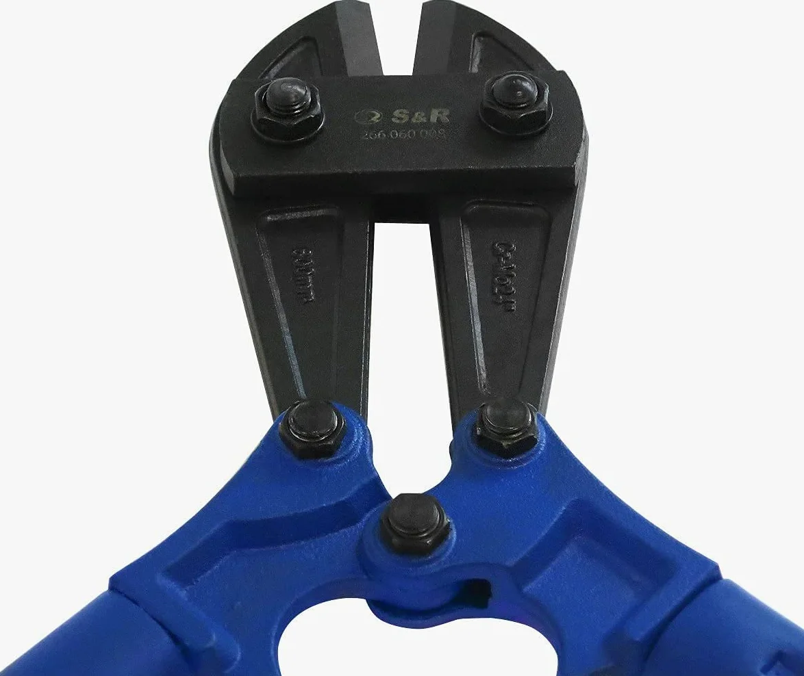 S&R Tagliabulloni Professionale - Tronchese per Ferro Bulloni Manuale 600 mm. Peso 2,2Kg. Taglio fino a 8mm. Qualità Professionale