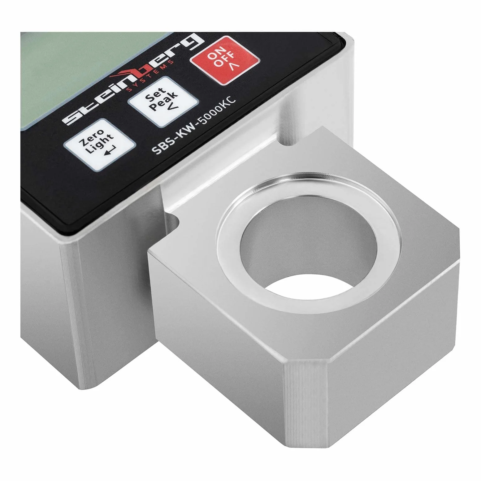 Steinberg Systems Dinamometro Digitale Bilancia Sospesa SBS-KW-5000KC (5.000 kg, Da 1 a 2 kg, Acciaio legato, Plastica, 24 h, LCD con retroilluminazione)
