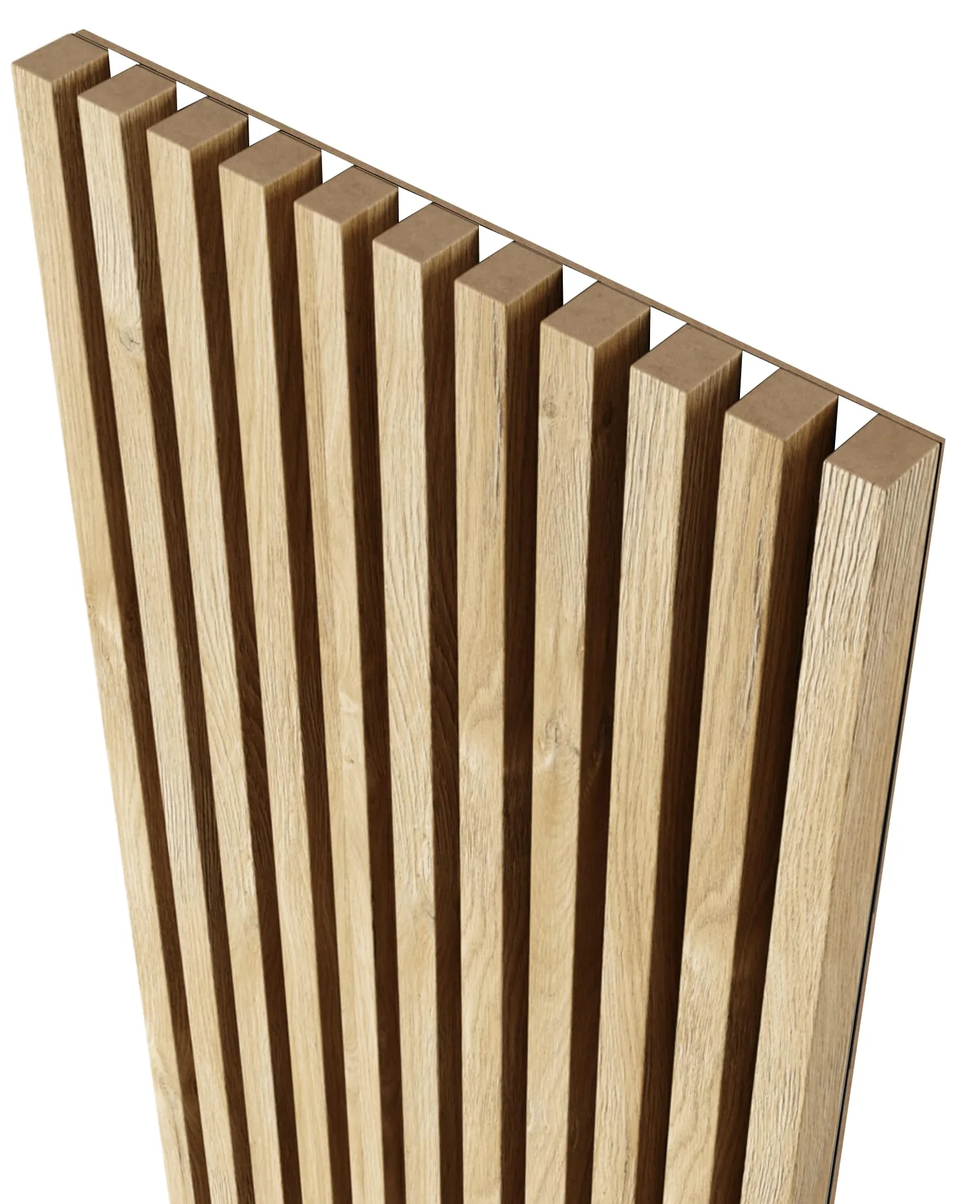 Pannelli Acustici Su Piastra Bianca 4 Pezzi 240x18,5 cm Rovere Naturale Grandson Pannelli Decorativi In MDF Rivestimento Pareti Legno Per Soggiorno