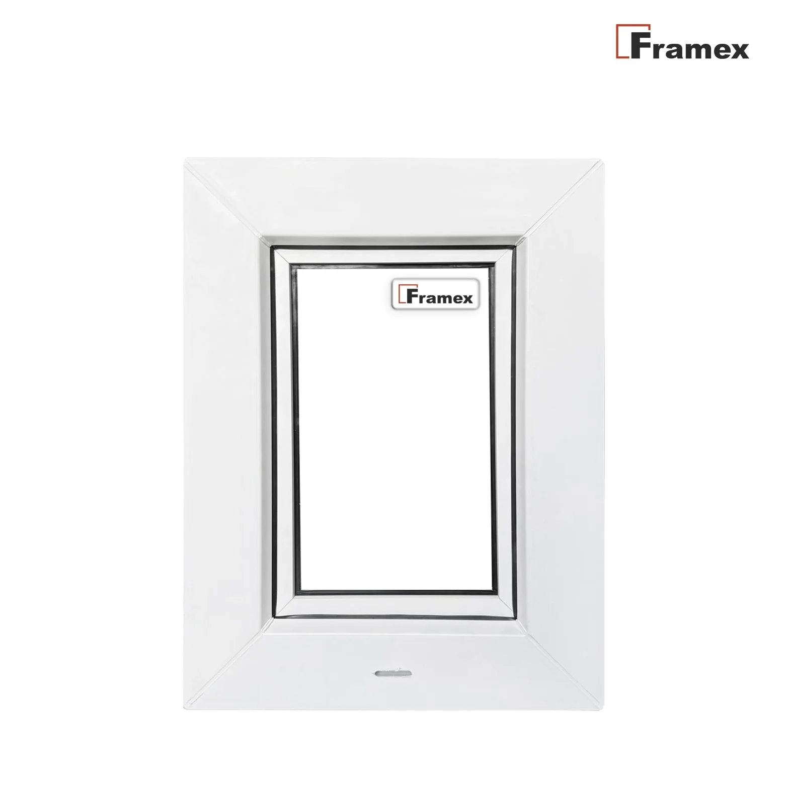 Finestra in PVC, a Ribalta e a Battente, Bianca, 60 x 40 cm (600 x 400 mm), Vetro Singolo – Finestra in PVC con funzione di ribalta e a battente, per ventilazione, scantinati